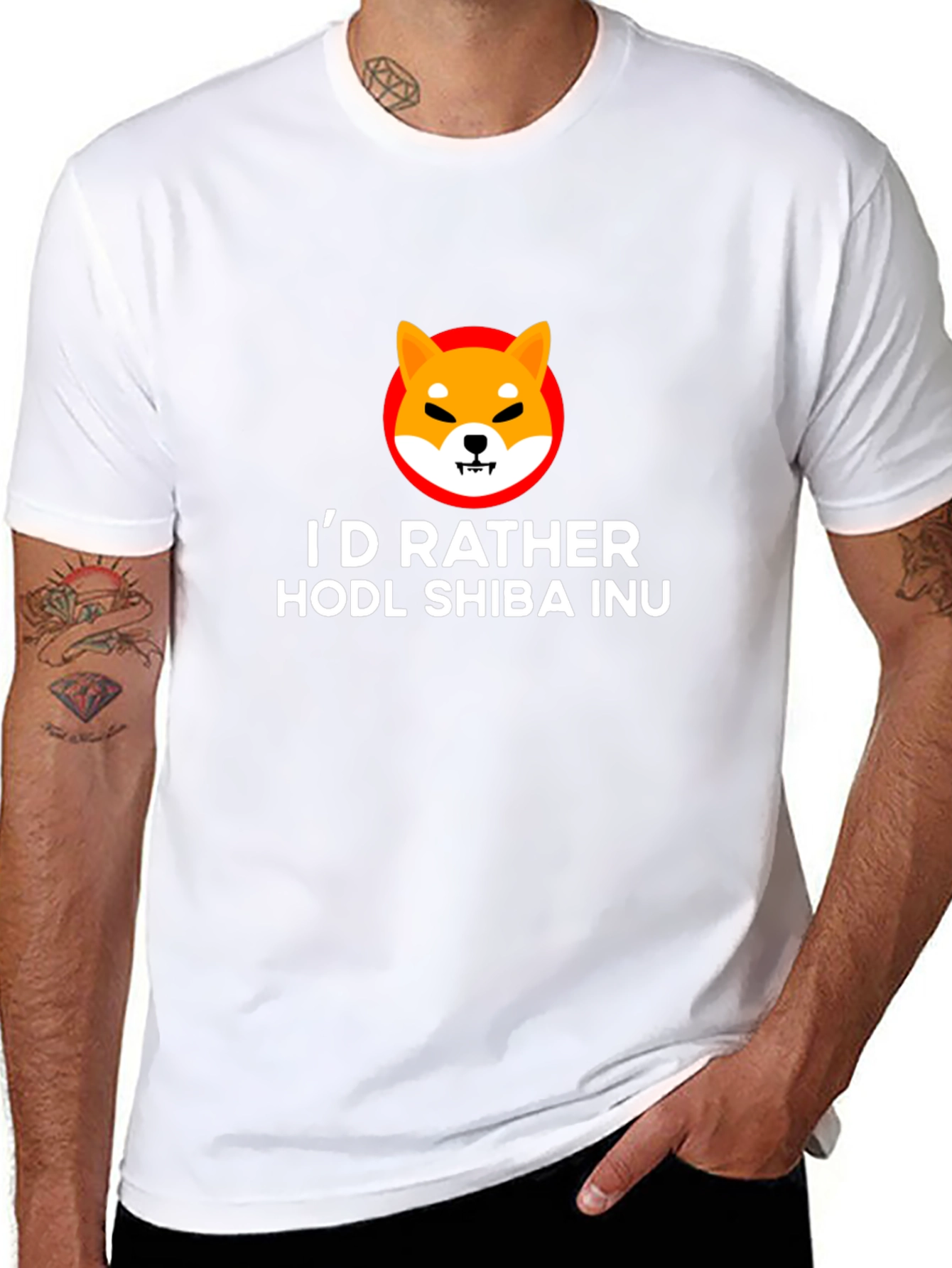 HODL Shiba Inu T-Shirt - Crypto Meme Tee