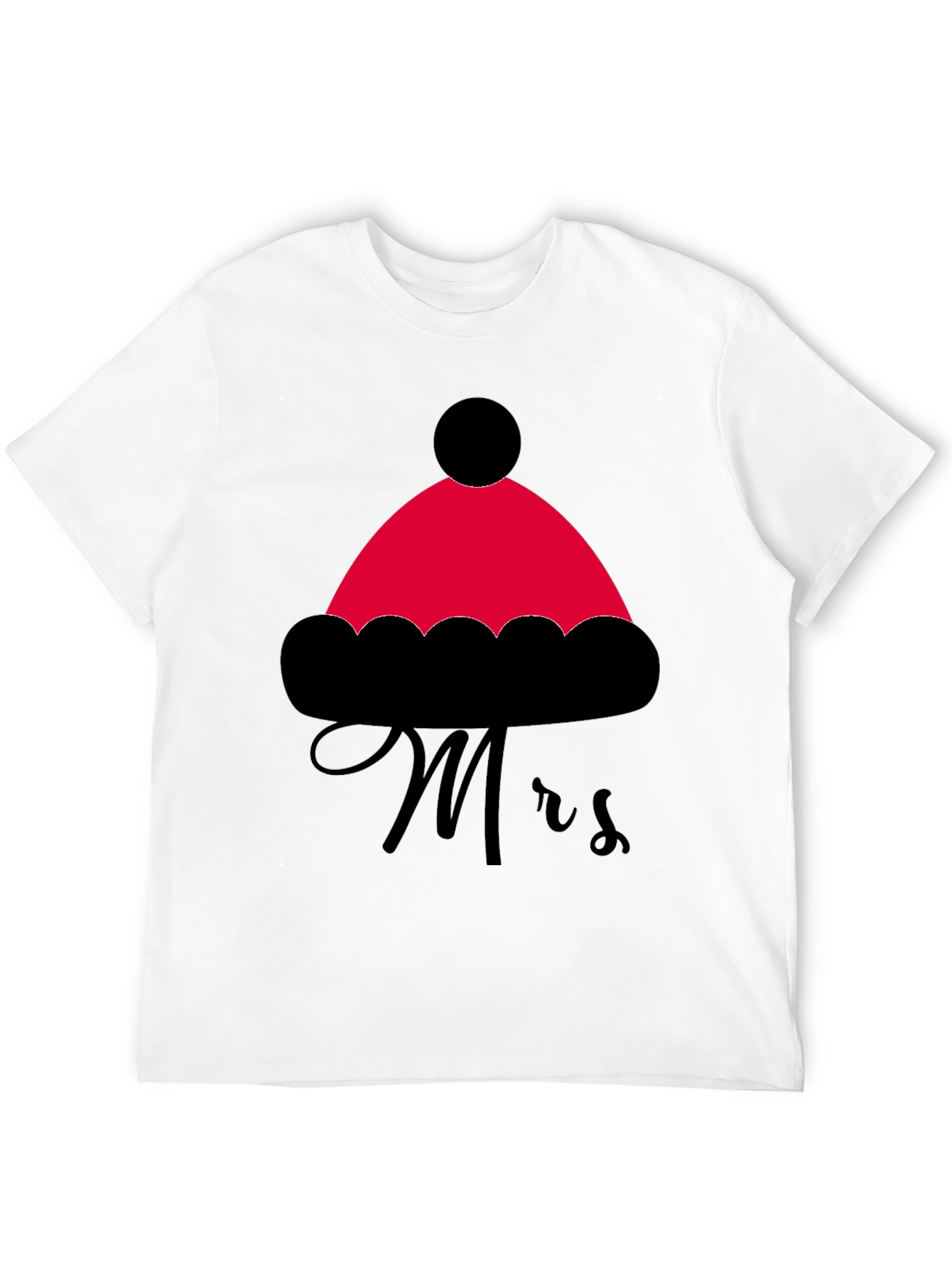 Mrs. Santa Hat Holiday T-Shirt