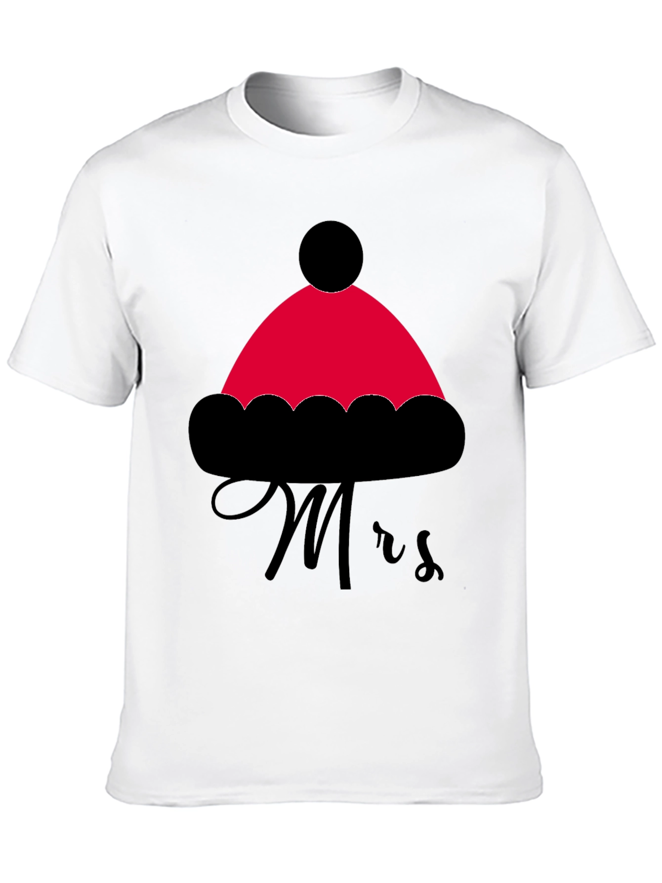 Mrs. Santa Hat Holiday T-Shirt