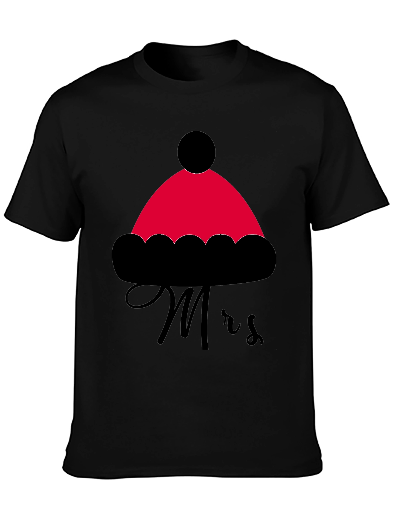 Mrs. Santa Hat Holiday T-Shirt