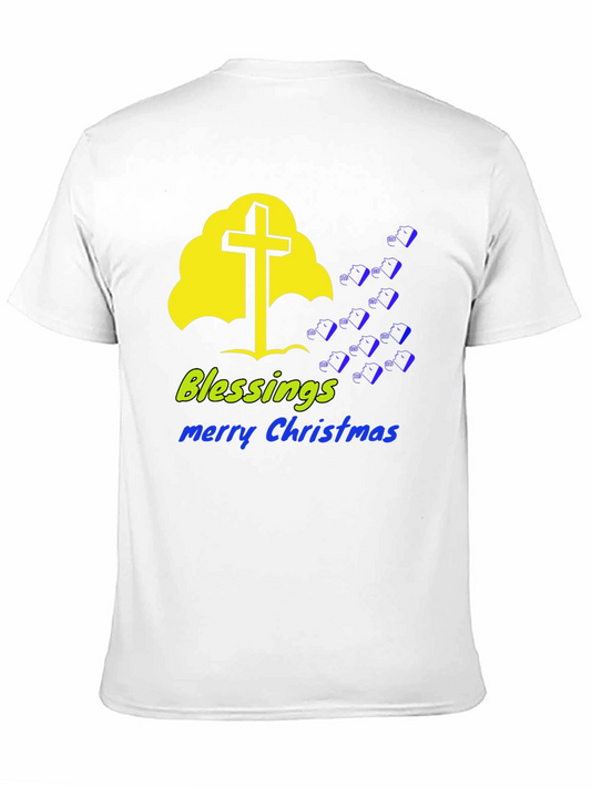 Blessings Merry Christmas Graphic Tee