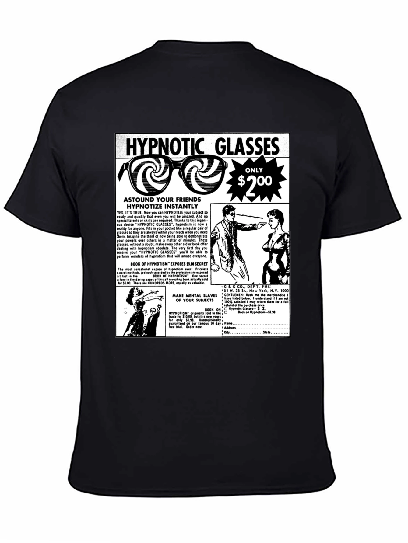 Hypnotic Glasses Tee - Astound Your Friends!