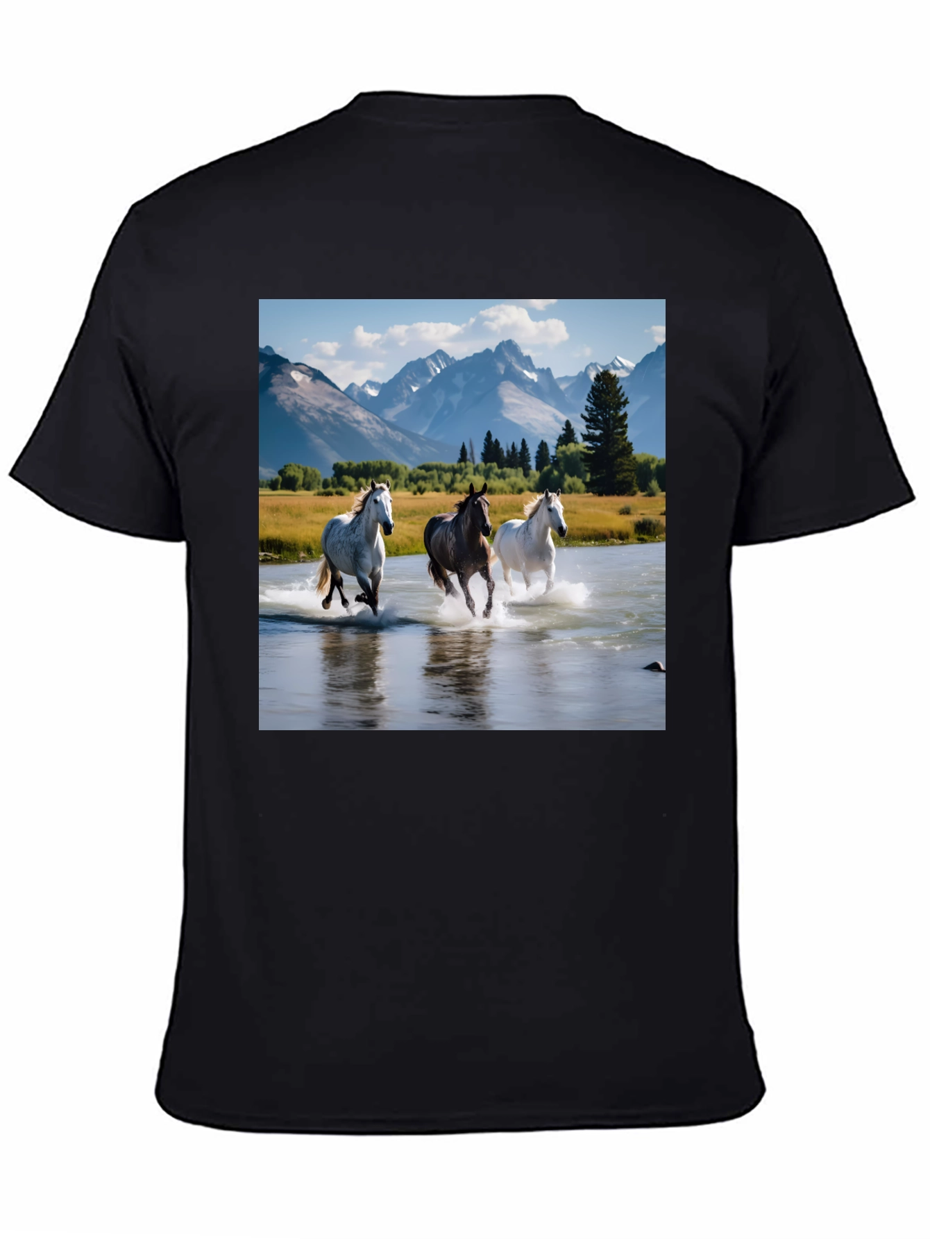 Horse River T-Shirt - Graphic Tee