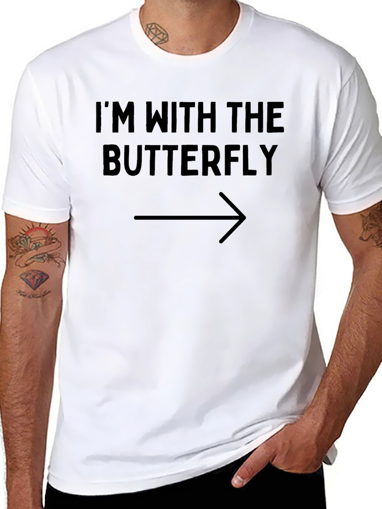 Im With The Butterfly T-Shirt