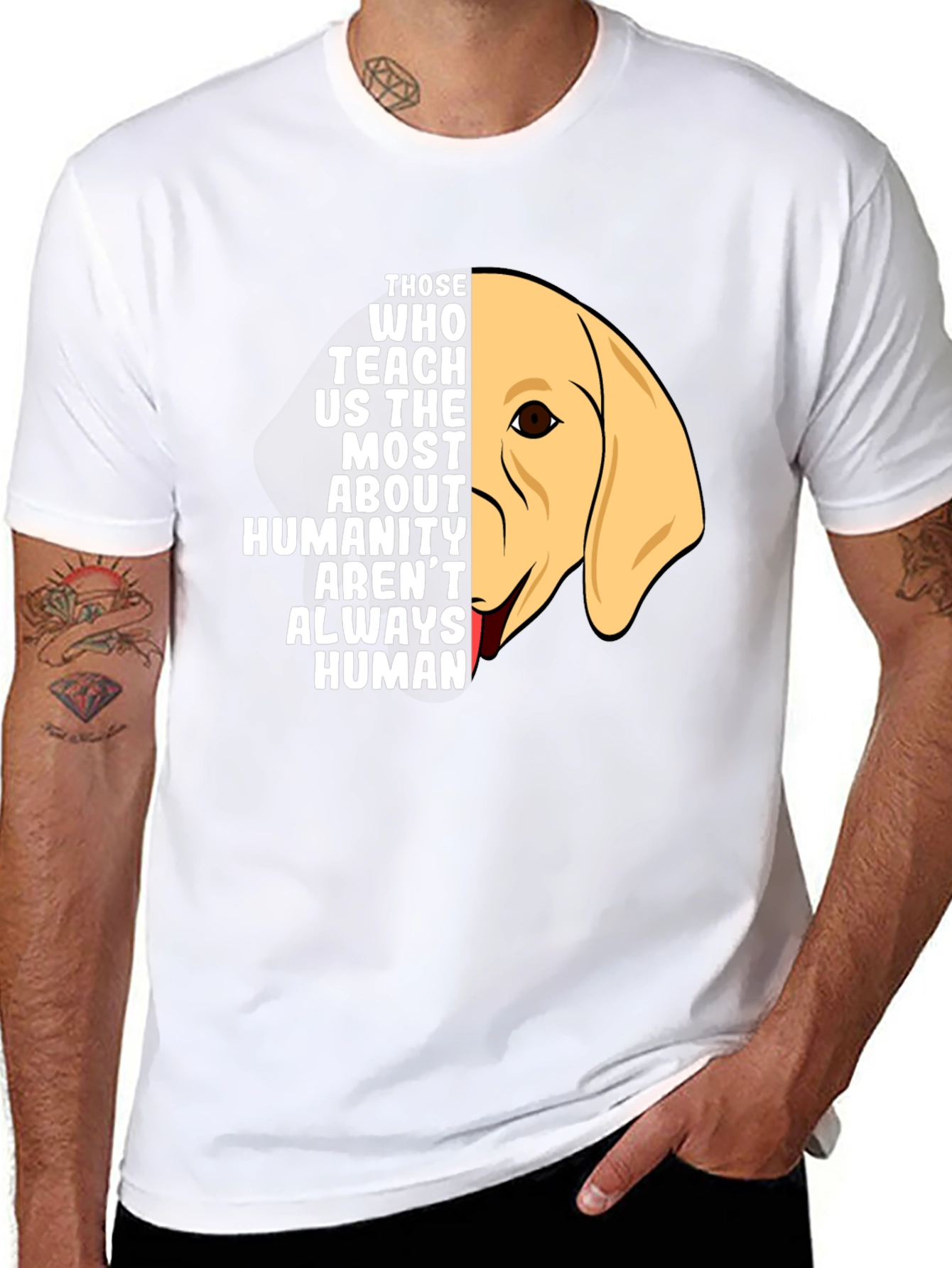 Dog Lover T-Shirt - Humanity Teachings