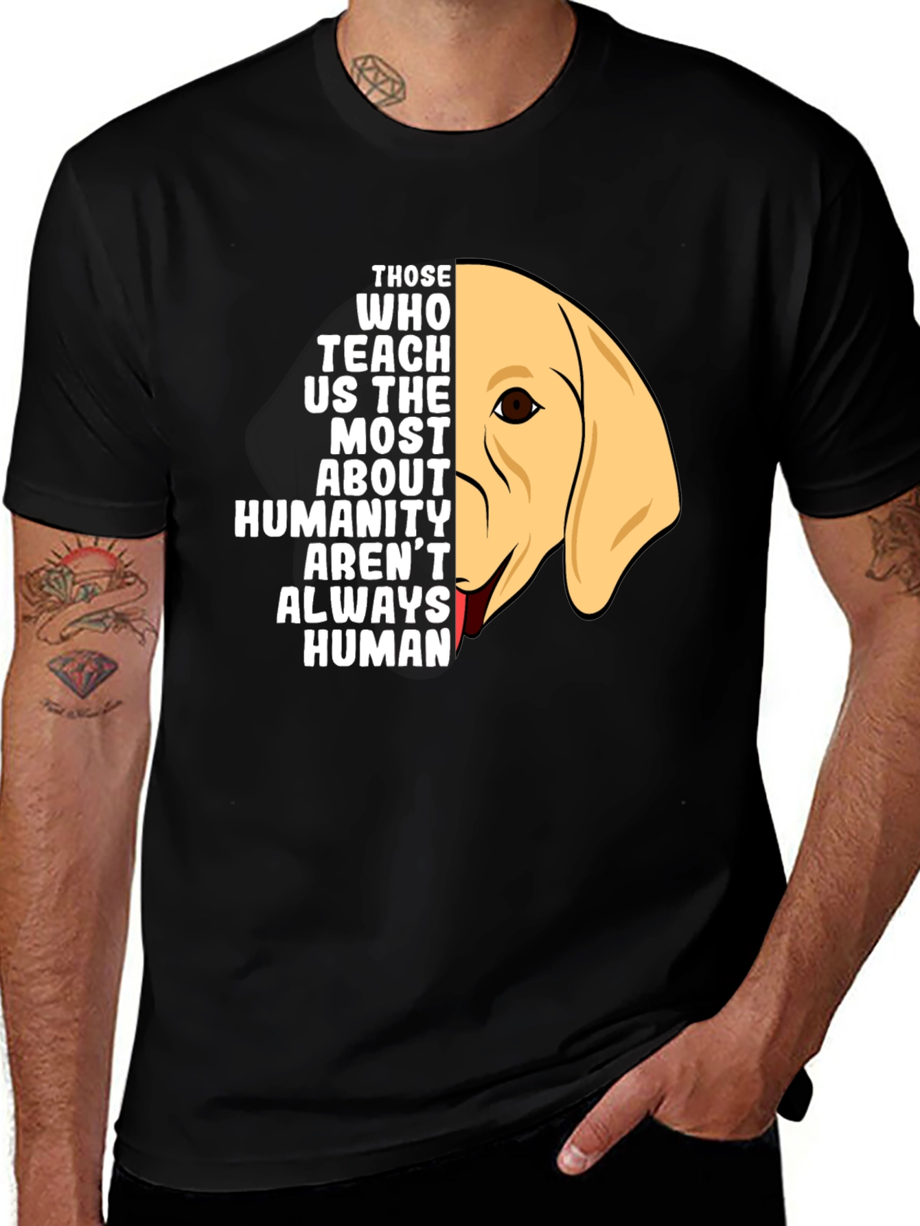 Dog Lover T-Shirt - Humanity Teachings