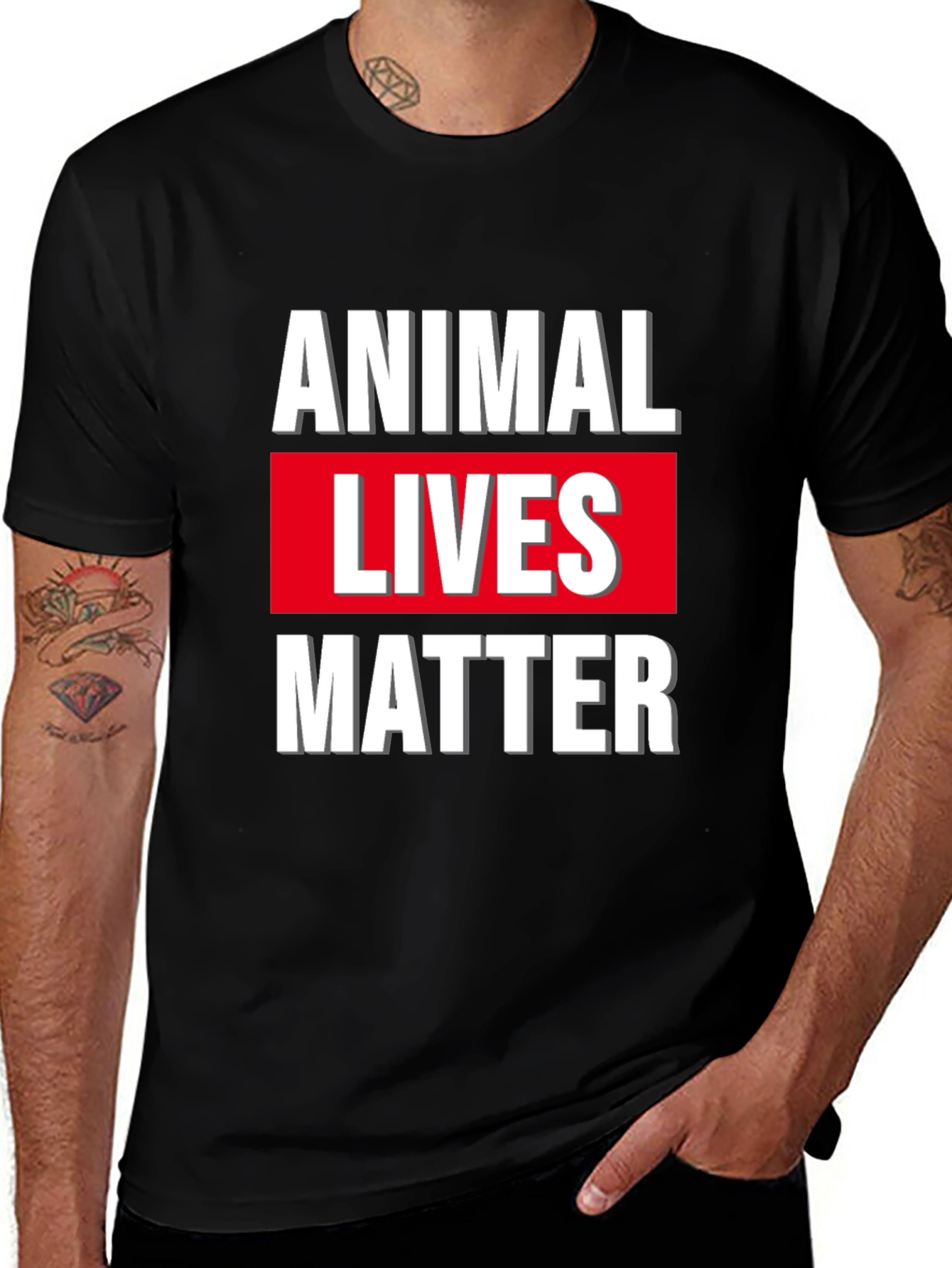 Animal Lives Matter Graphic T-Shirt