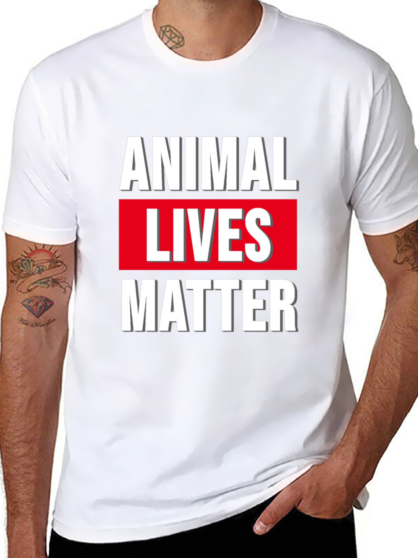 Animal Lives Matter Graphic T-Shirt
