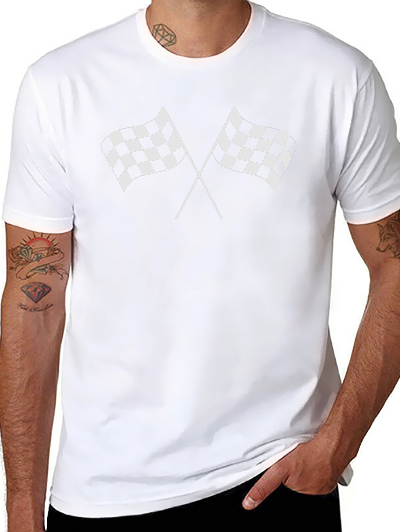 Checkered Flag Tee - Racing Fan T-Shirt