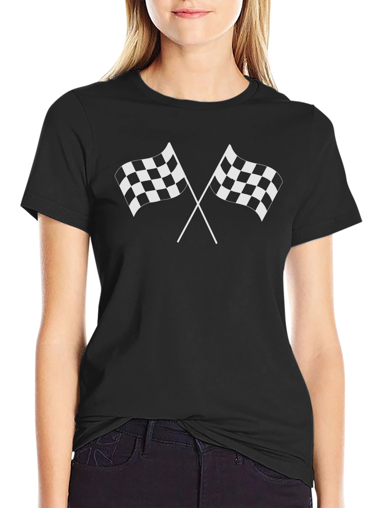 Checkered Flag Tee - Racing Fan T-Shirt