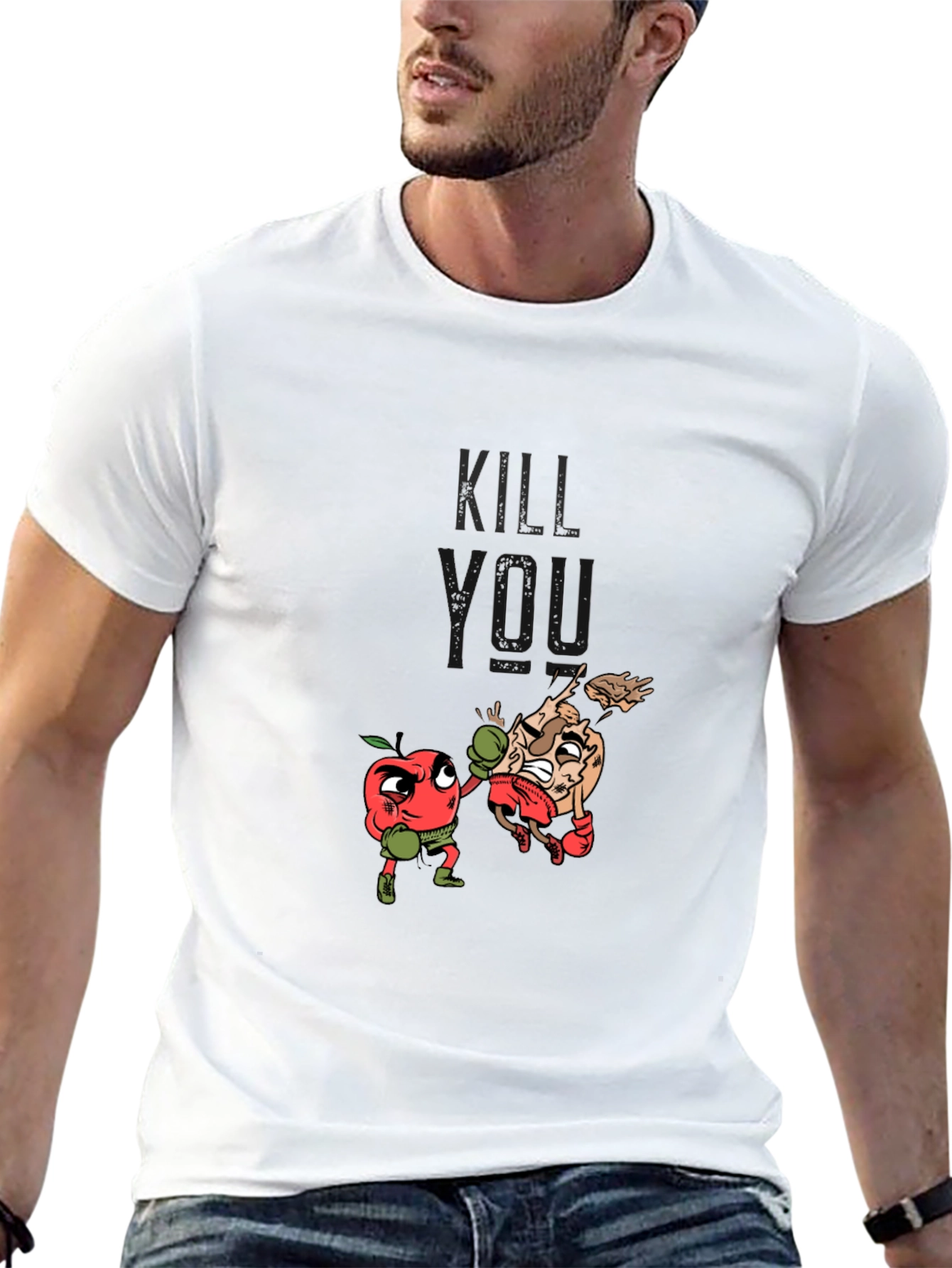 Kill Meat - Funny Boxing Apple vs Meat T-Shirt