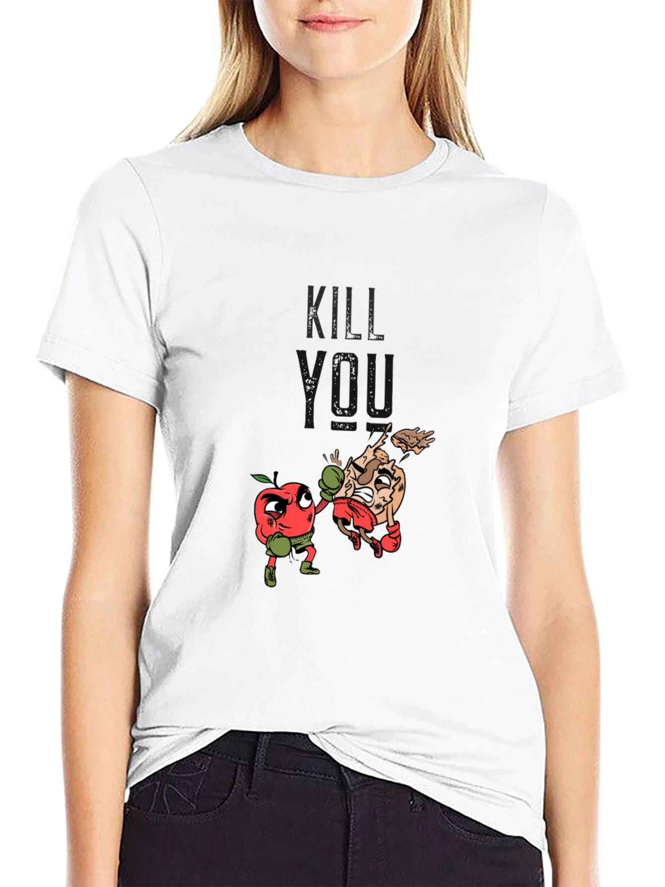 Kill Meat - Funny Boxing Apple vs Meat T-Shirt