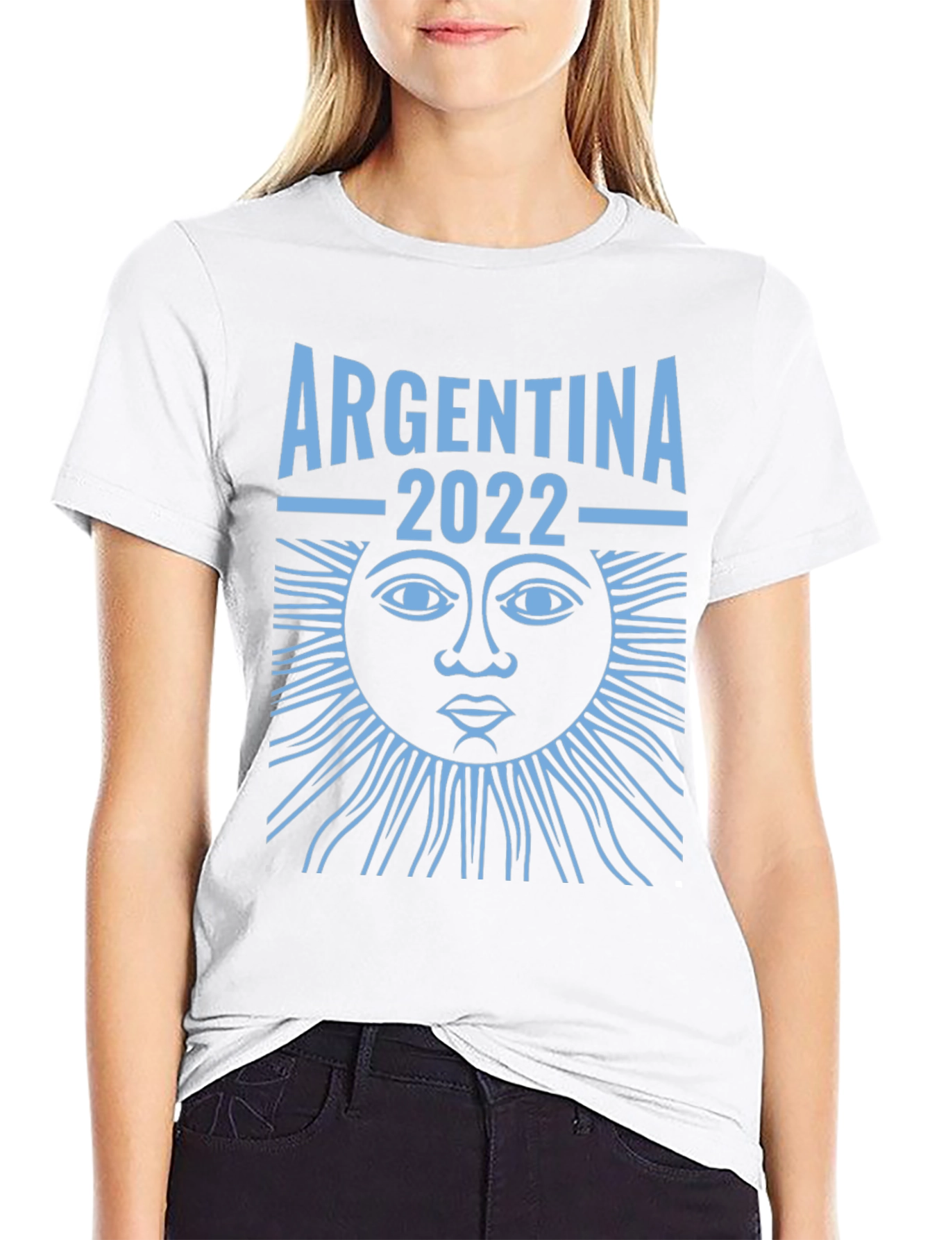 Argentina 2022 T-Shirt Sun Graphic Tee