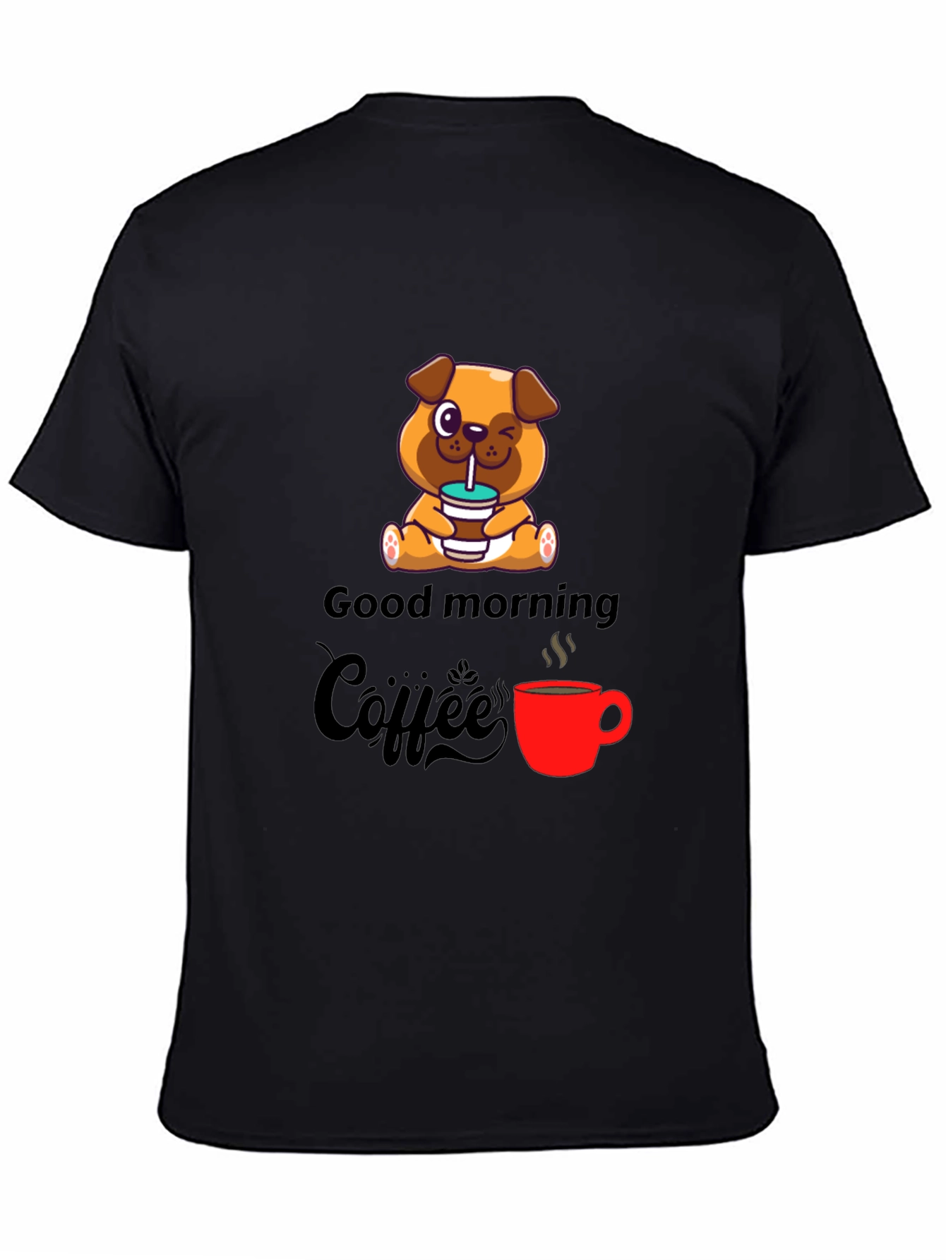 Good Morning Coffee Graphic T-Shirt