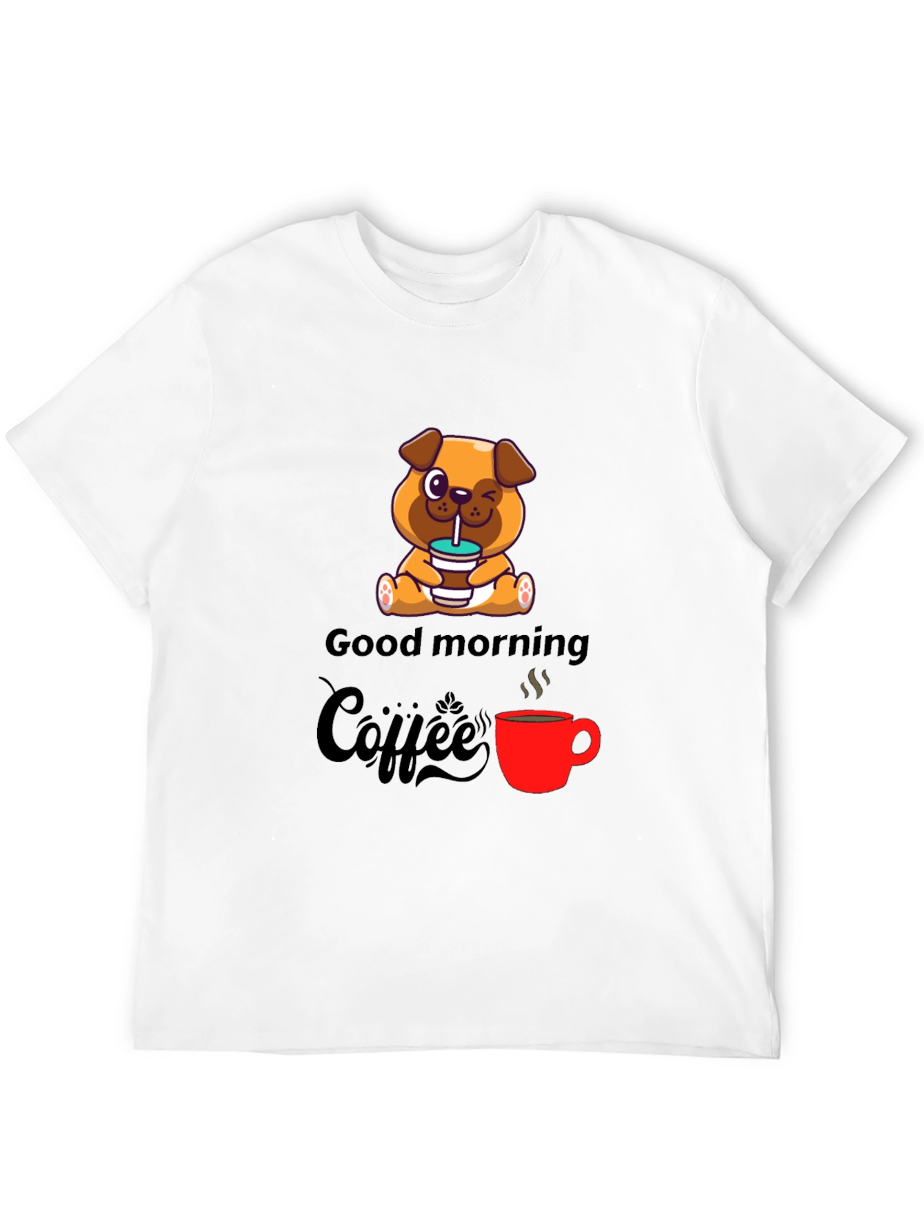 Good Morning Coffee Graphic T-Shirt