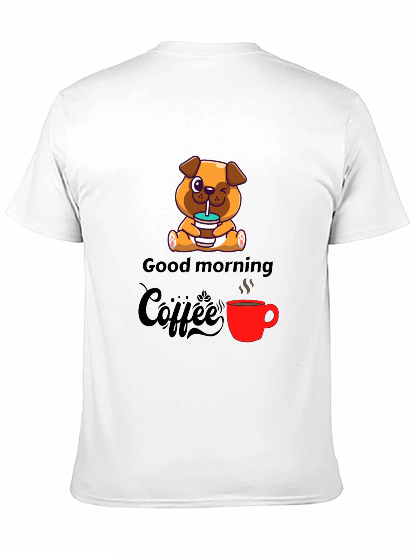Good Morning Coffee Graphic T-Shirt