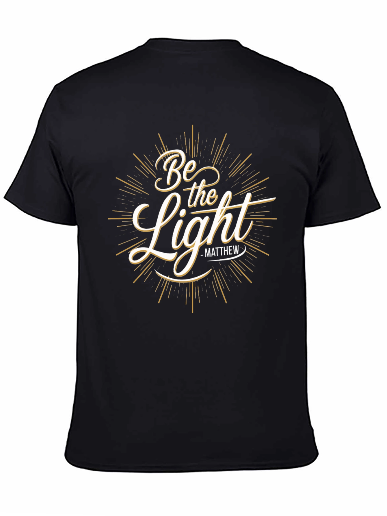 Be The Light Graphic T-Shirt - Christian Apparel