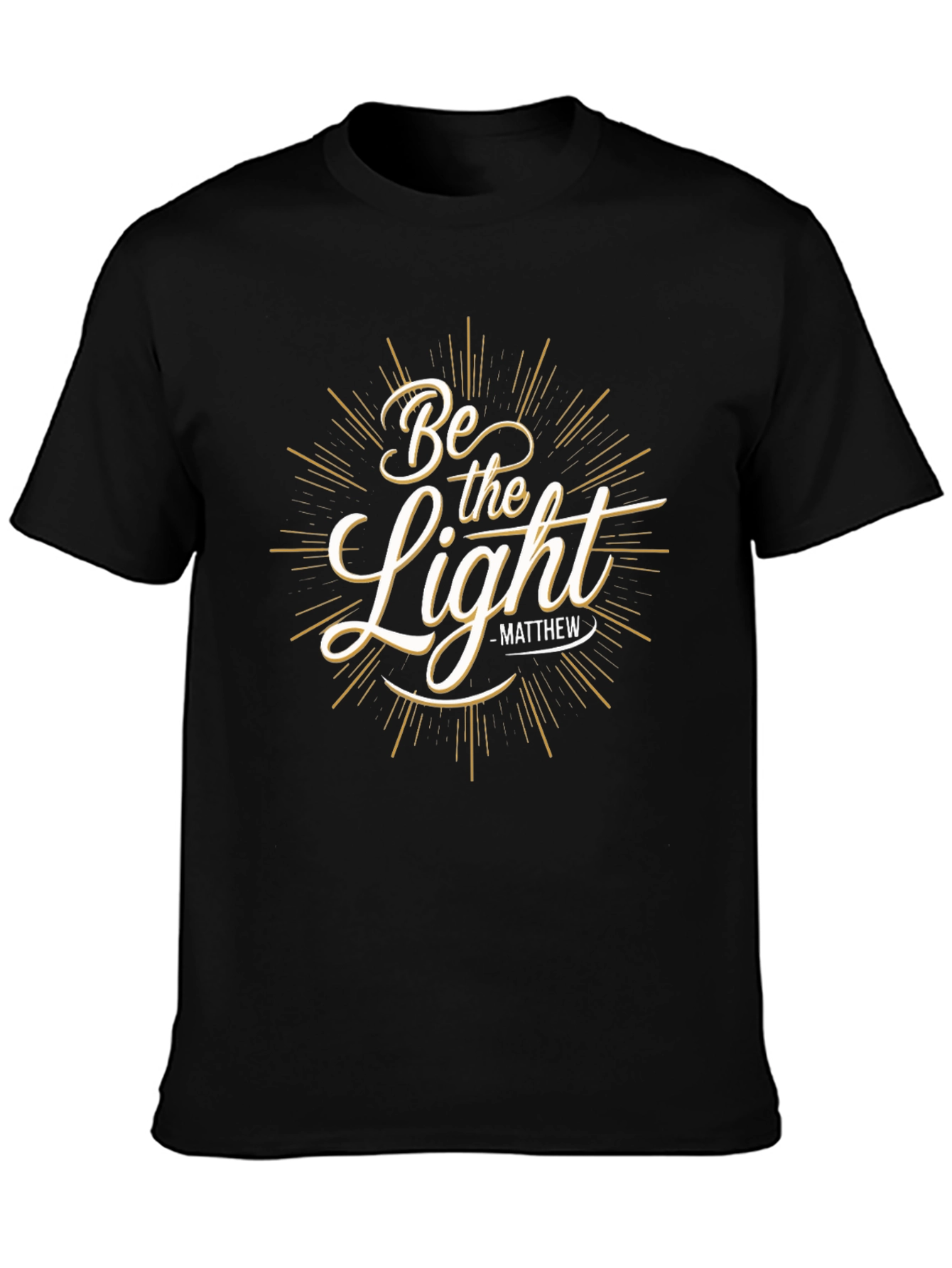 Be The Light Graphic T-Shirt - Christian Apparel