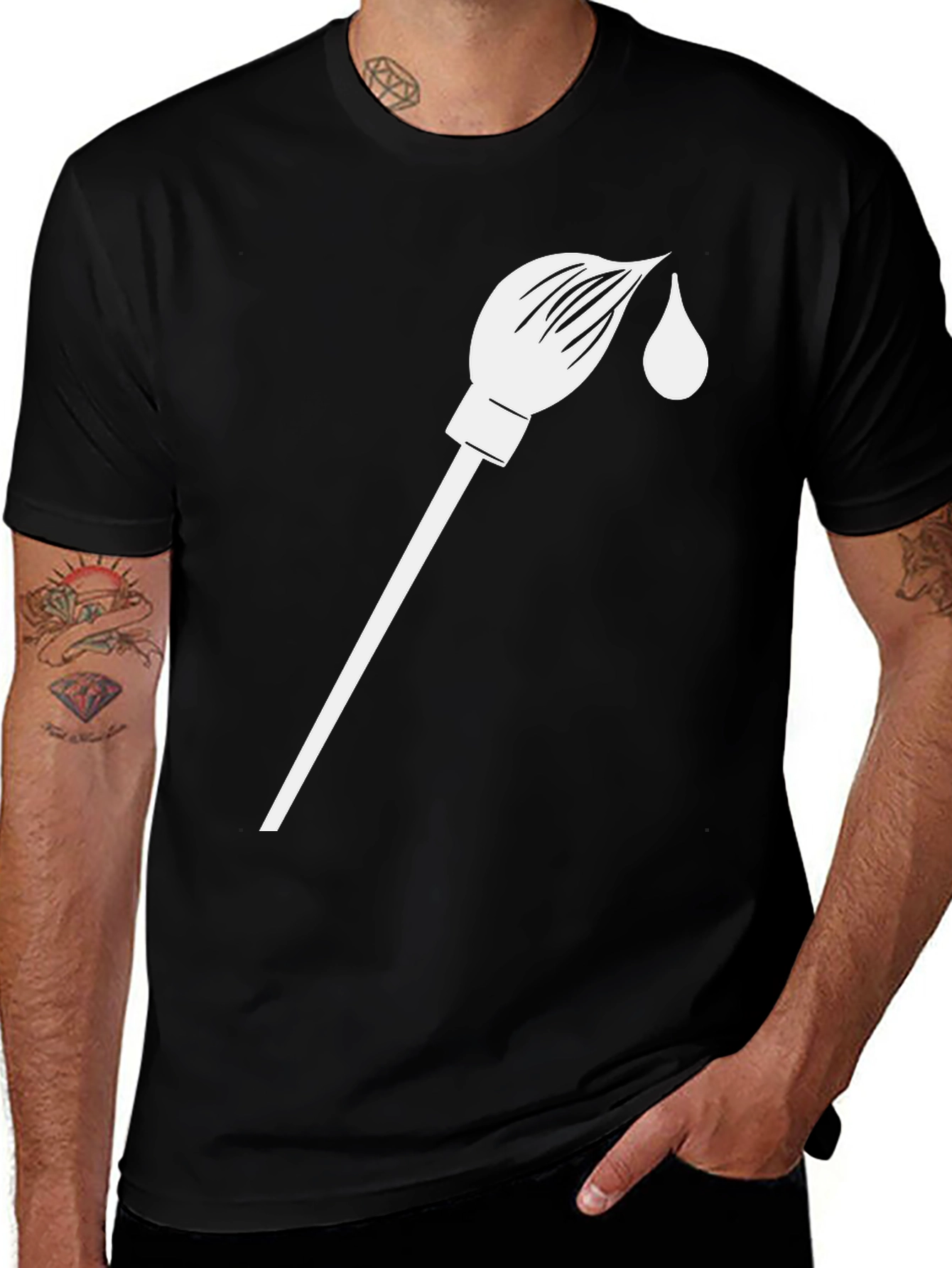 Paint Brush T-Shirt - Artist Style
