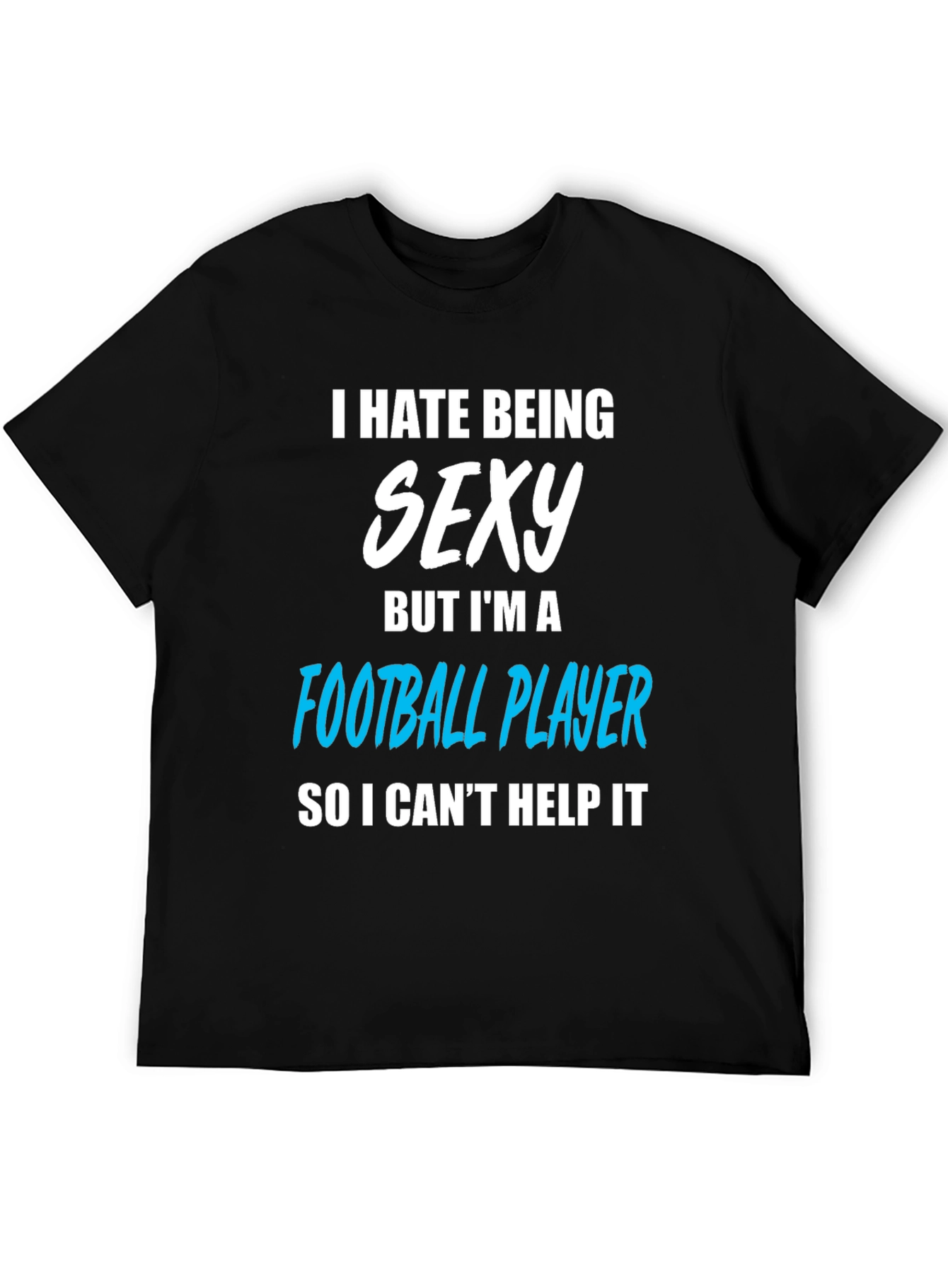 Funny Football Player Graphic T-Shirt
