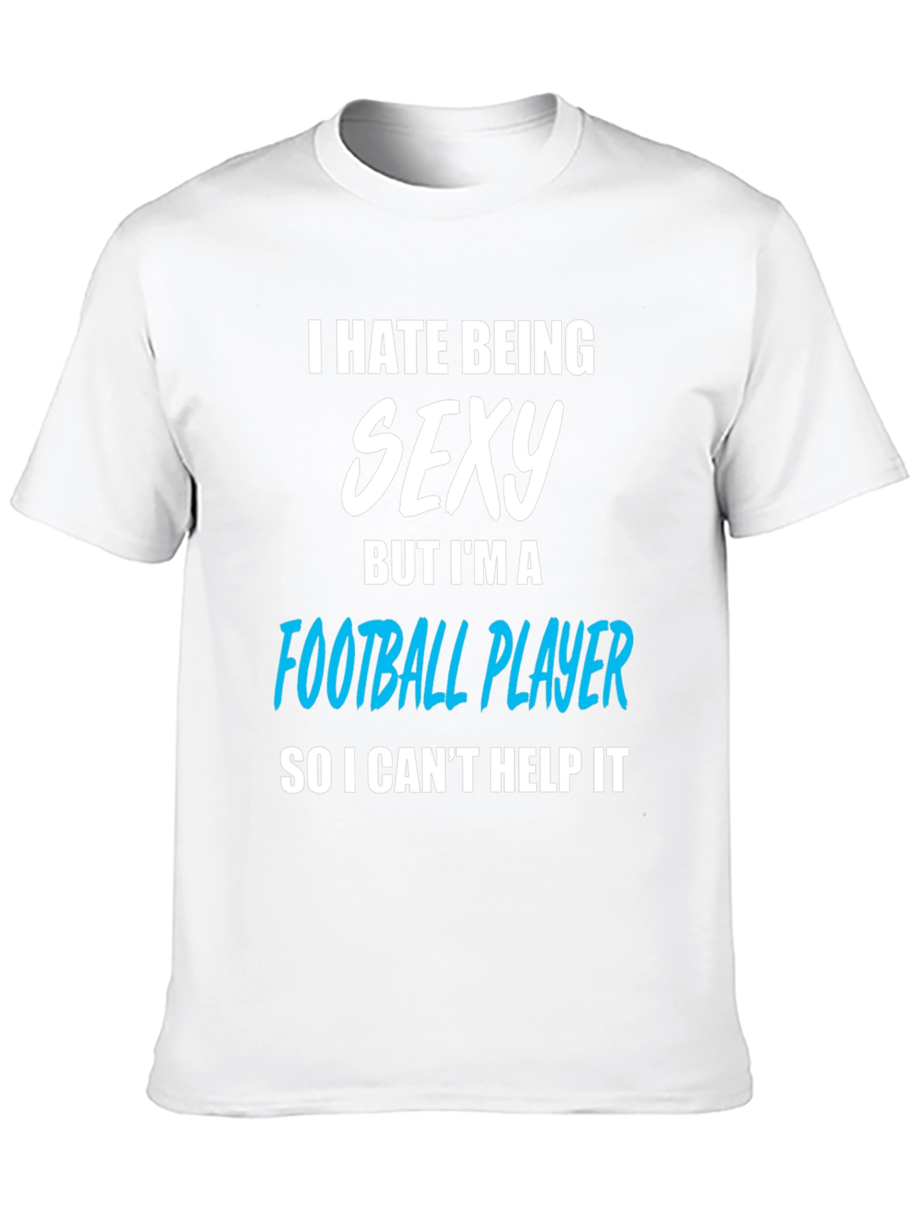 Funny Football Player Graphic T-Shirt