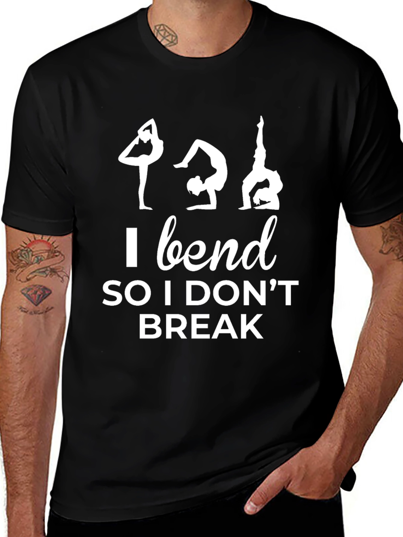I Bend So I Dont Break Yoga Tee