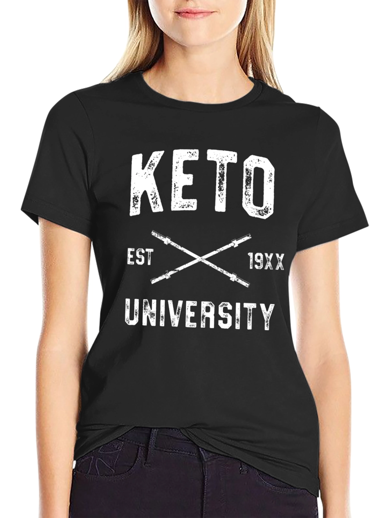Keto University T-Shirt - Black Graphic Tee