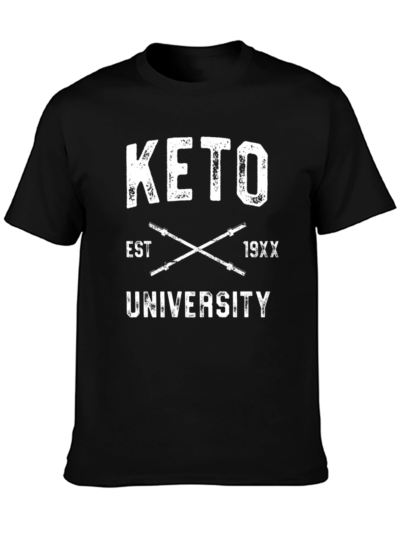 Keto University T-Shirt - Black Graphic Tee