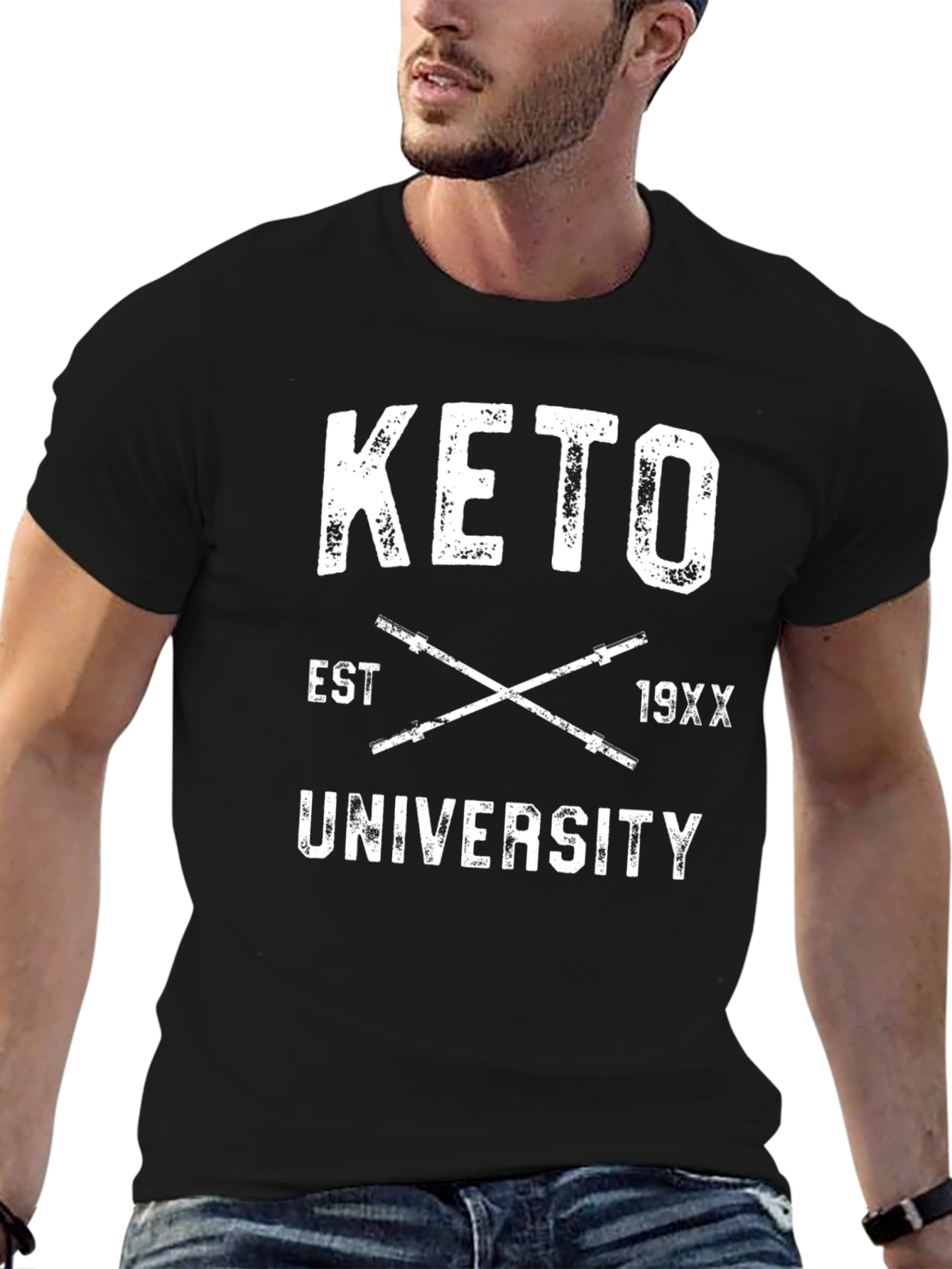 Keto University T-Shirt - Black Graphic Tee
