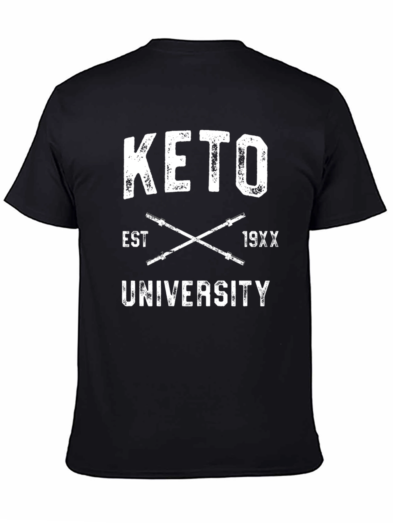 Keto University T-Shirt - Black Graphic Tee