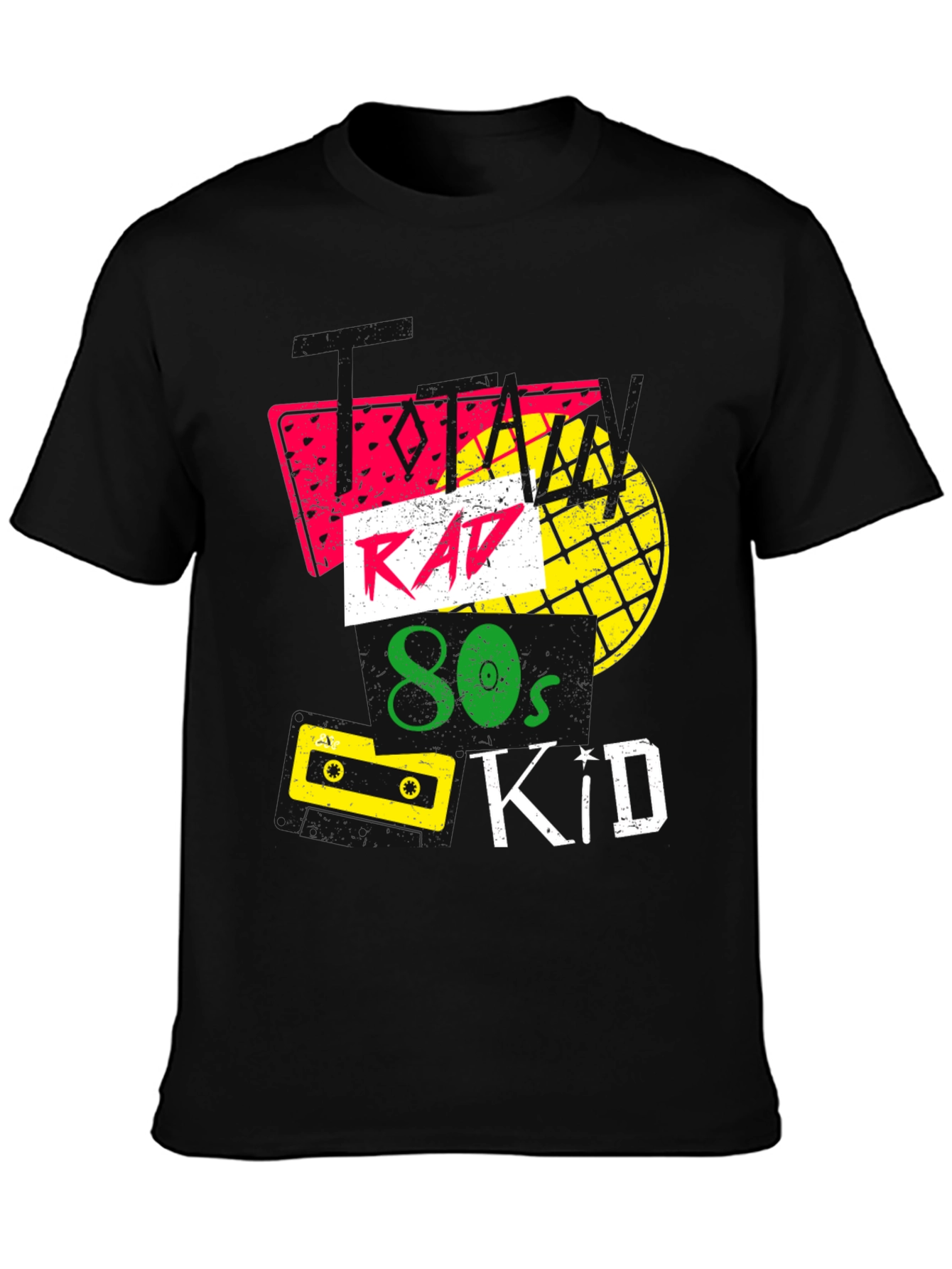 Totally Rad 80s Kid T-Shirt - Retro Style