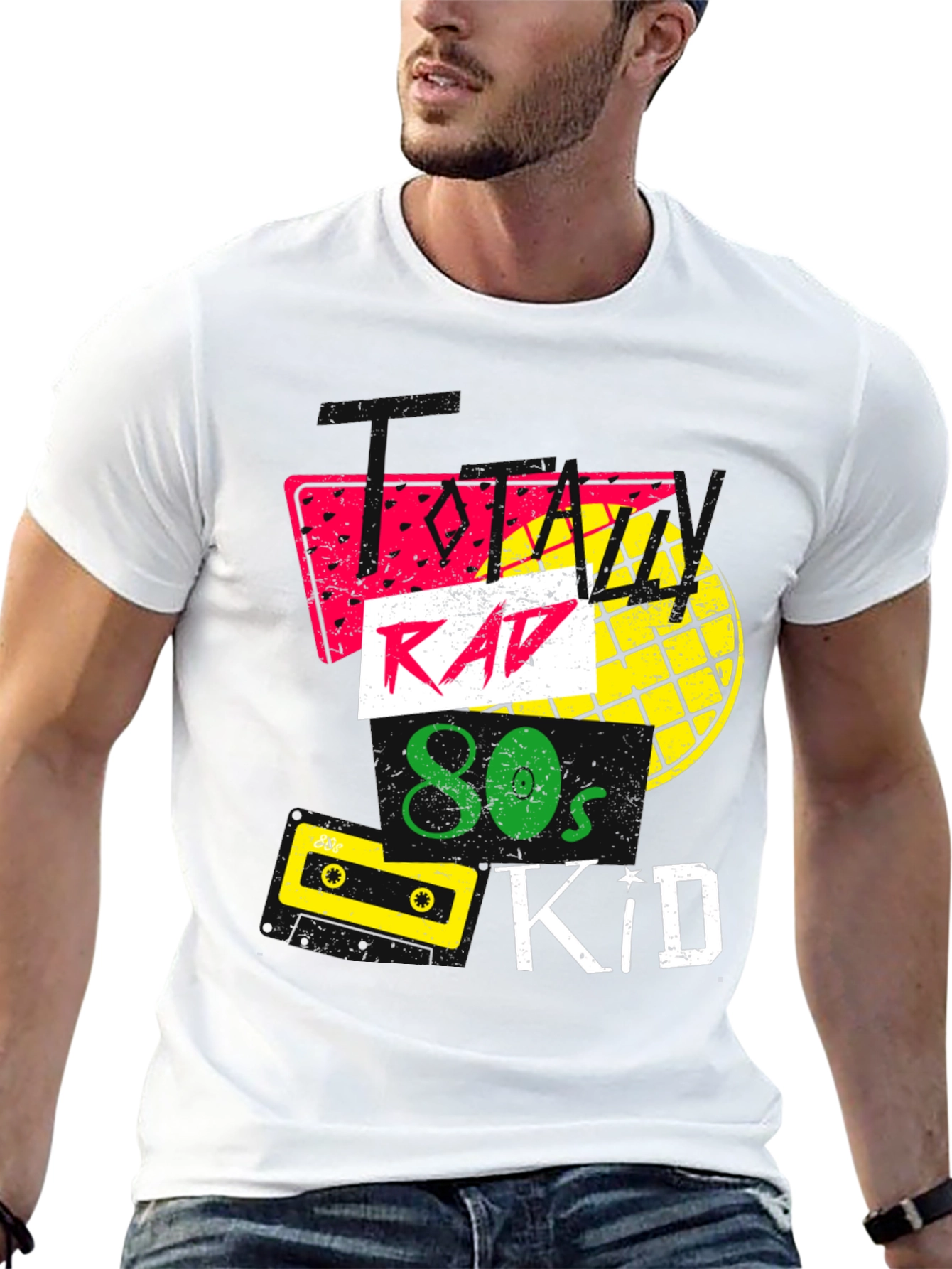 Totally Rad 80s Kid T-Shirt - Retro Style