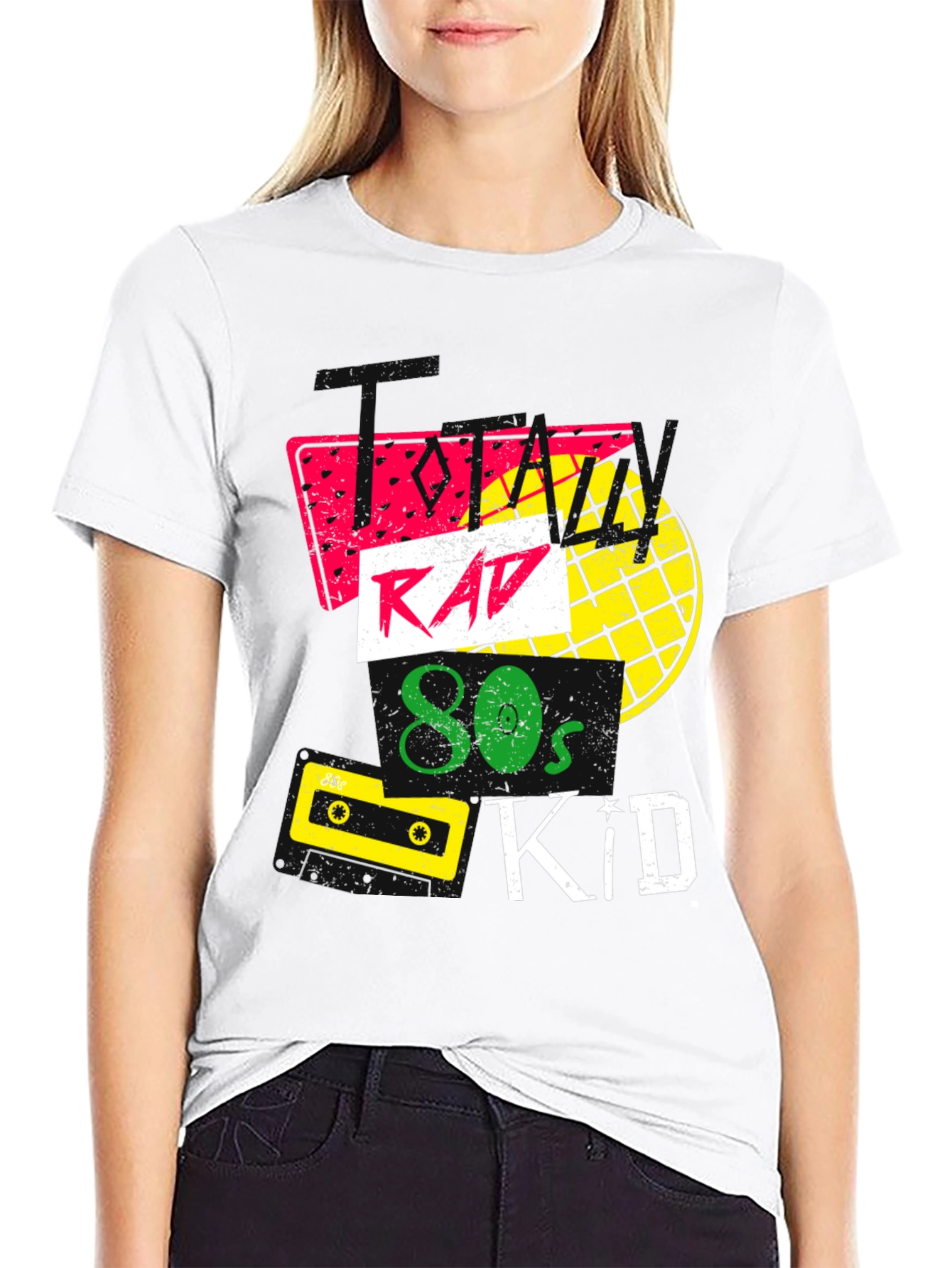 Totally Rad 80s Kid T-Shirt - Retro Style