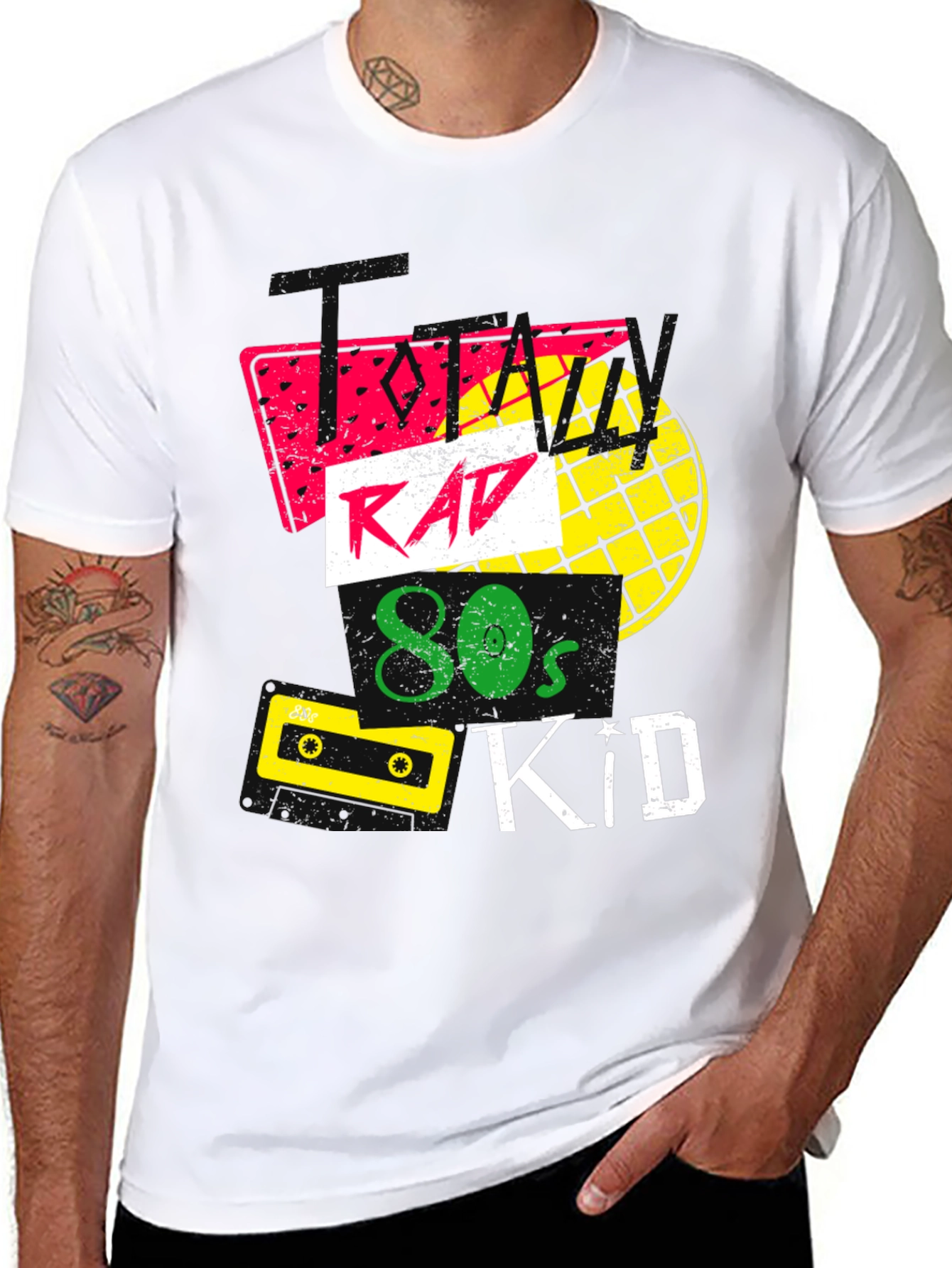 Totally Rad 80s Kid T-Shirt - Retro Style