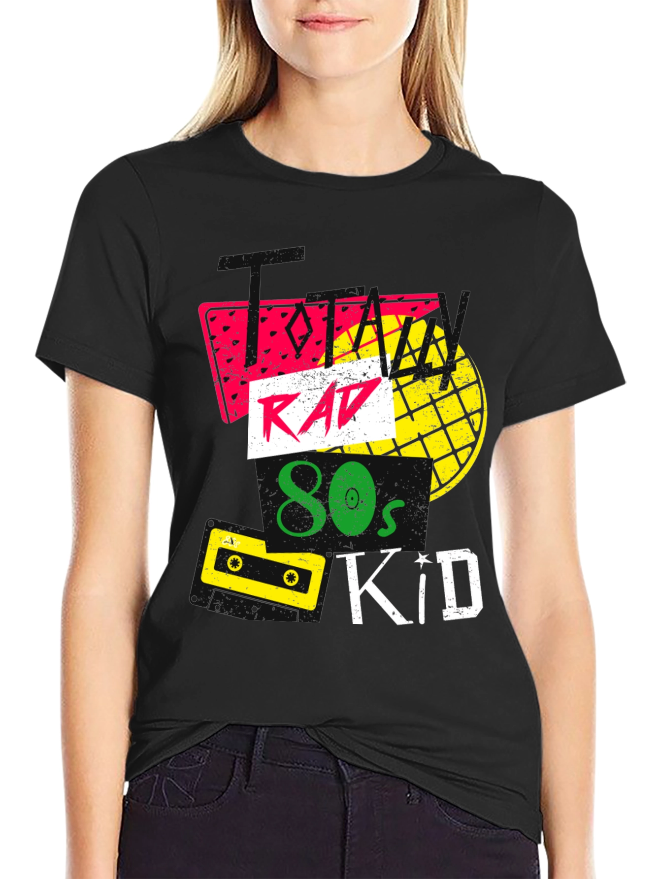 Totally Rad 80s Kid T-Shirt - Retro Style