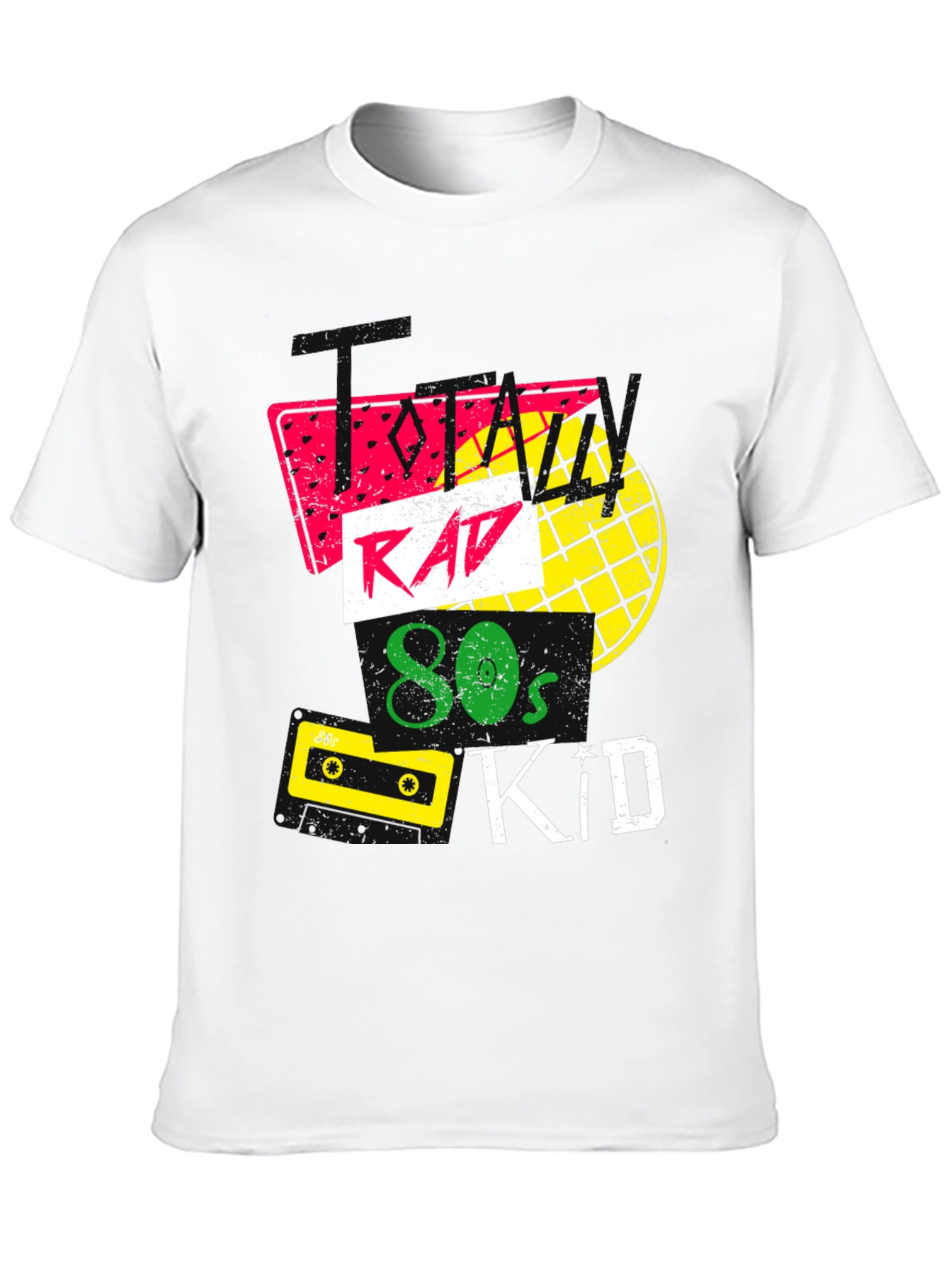 Totally Rad 80s Kid T-Shirt - Retro Style