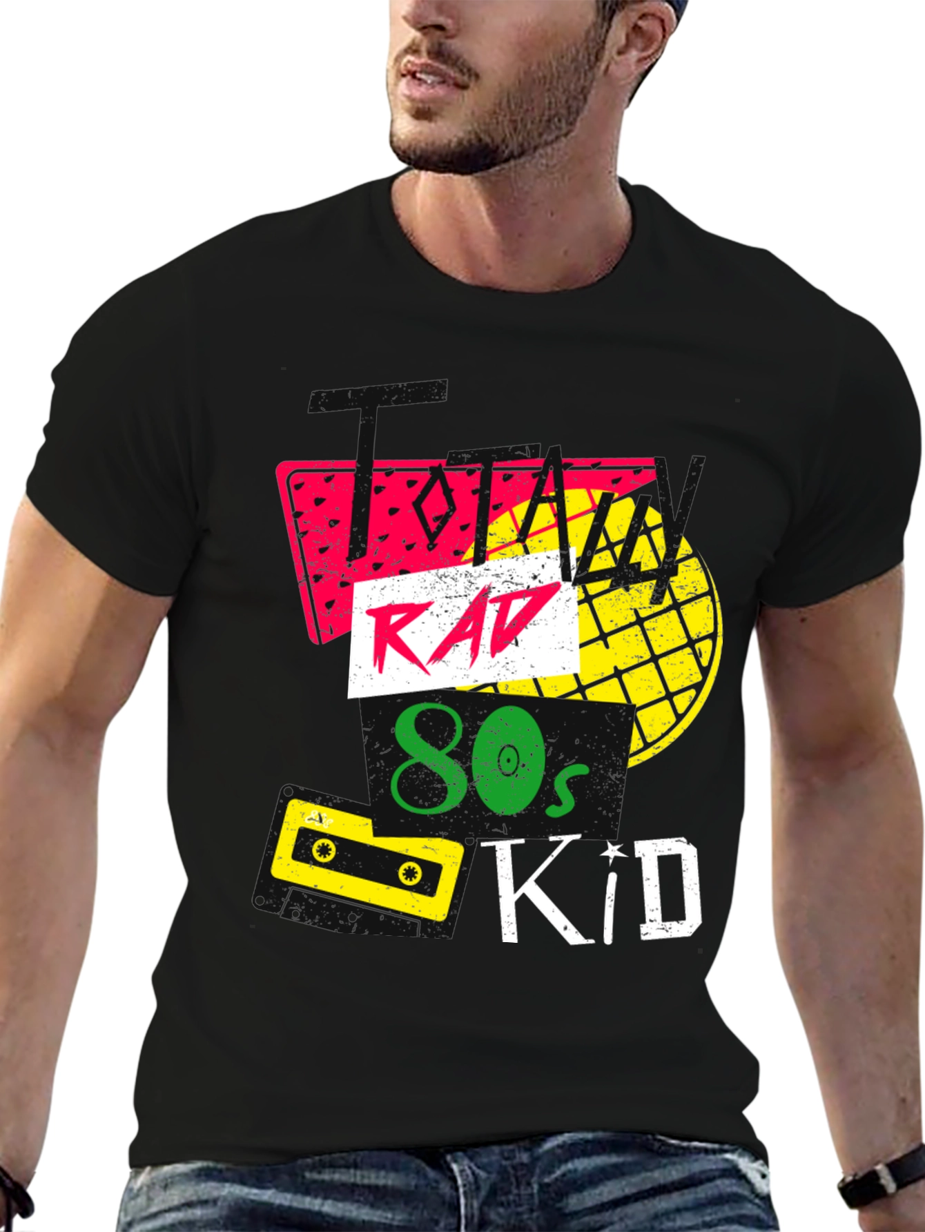 Totally Rad 80s Kid T-Shirt - Retro Style
