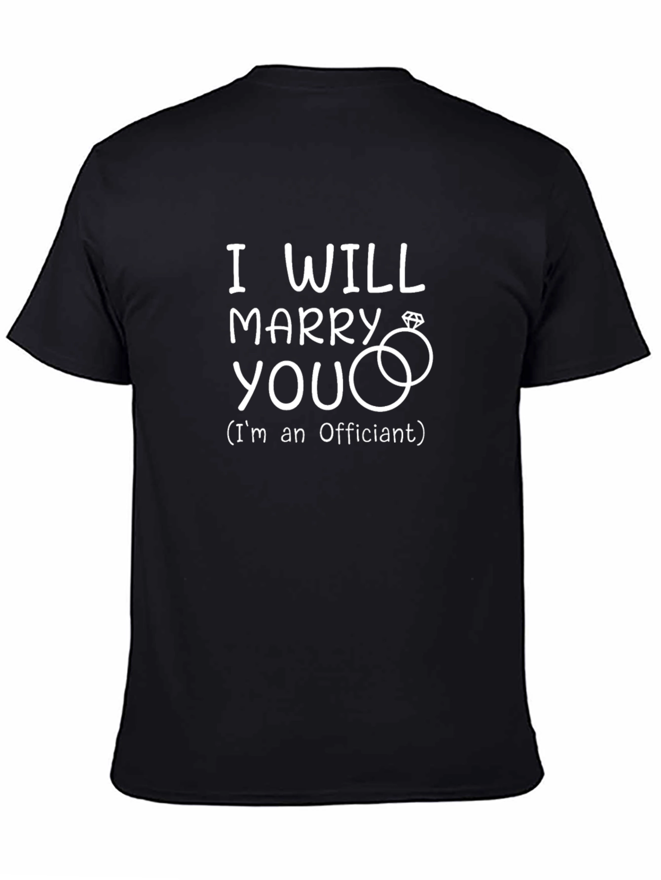 I Will Marry You Officiant T-Shirt