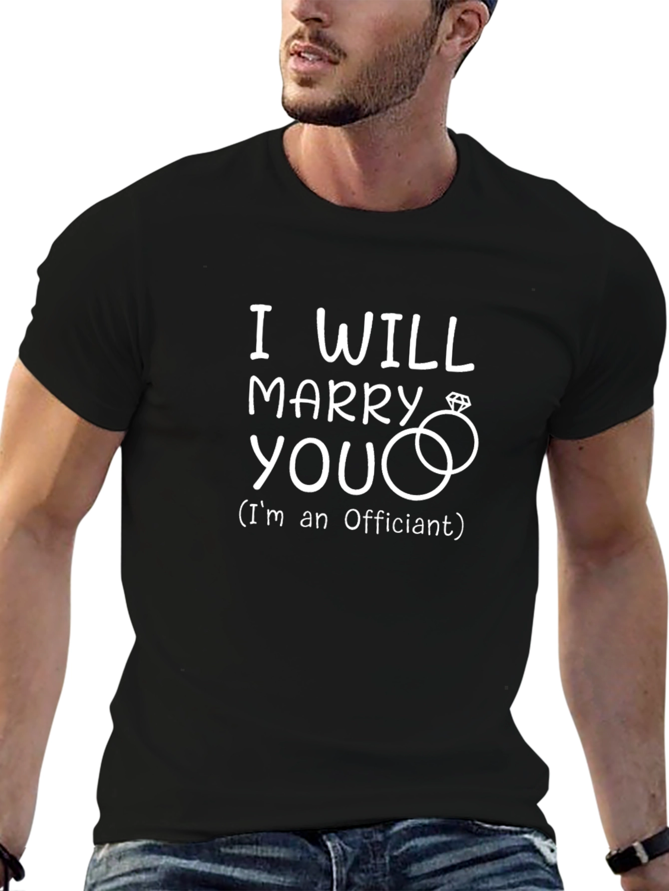 I Will Marry You Officiant T-Shirt