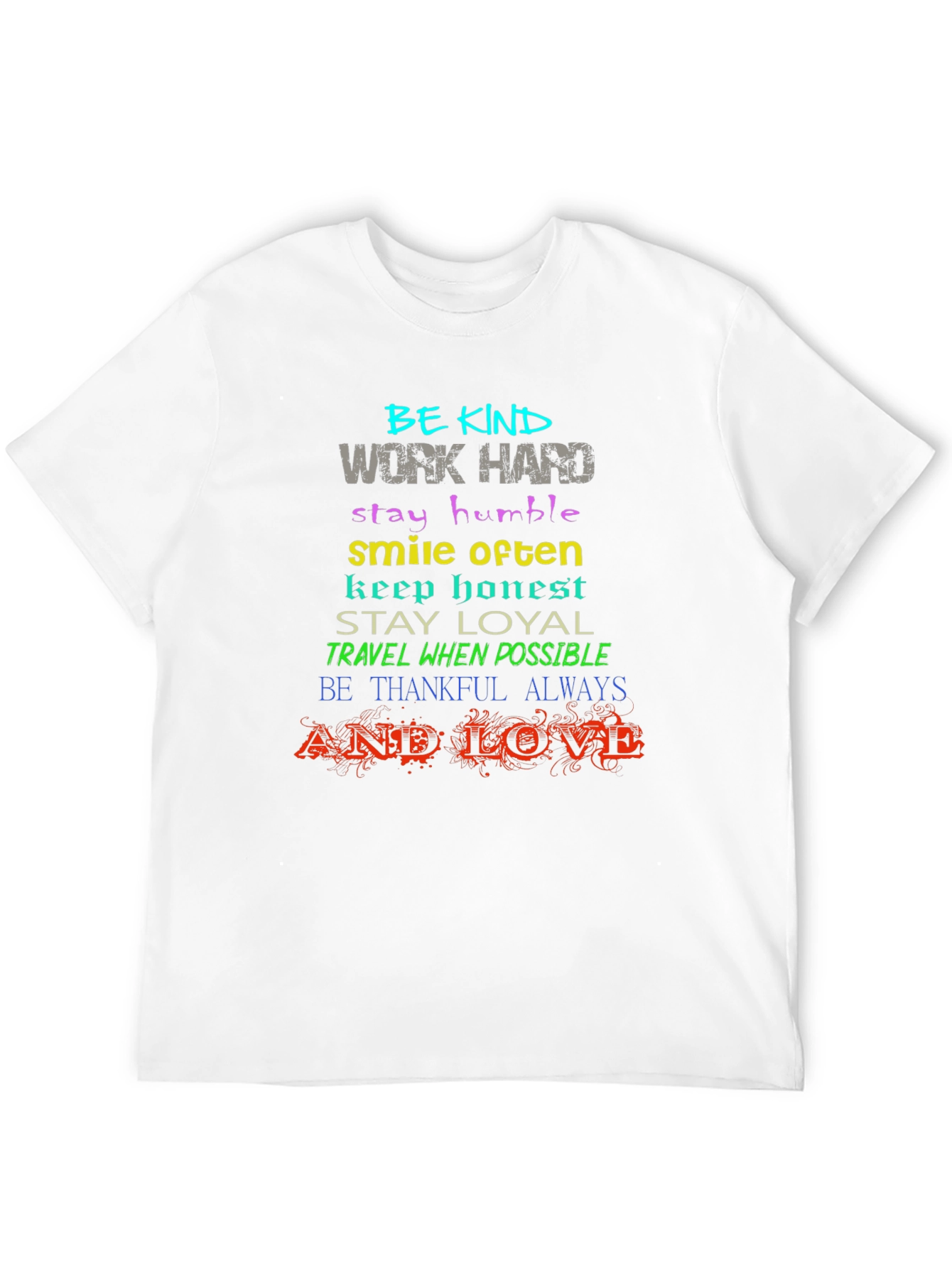 Be Kind T-Shirt Motivational Graphic Print Tee