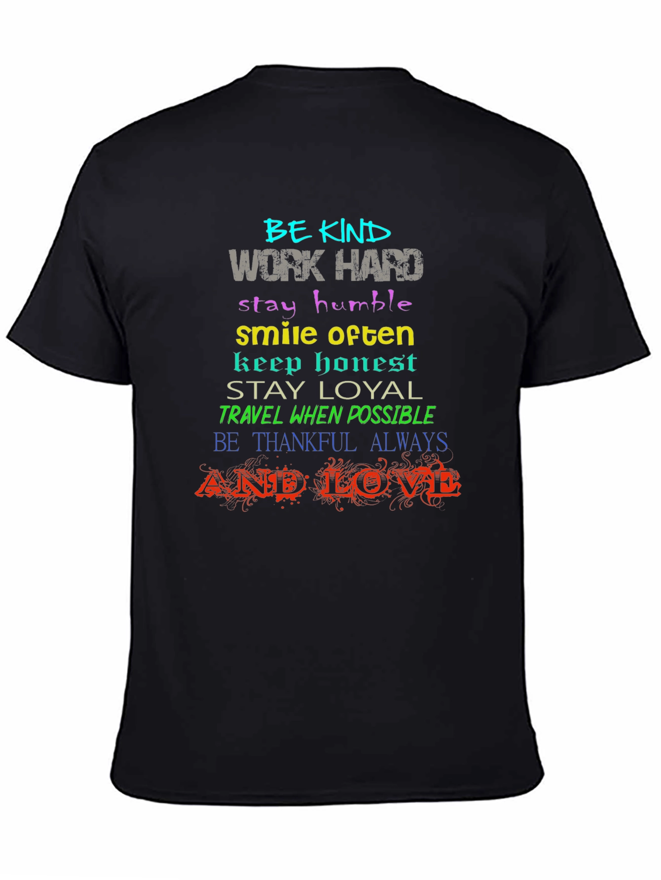 Be Kind T-Shirt Motivational Graphic Print Tee