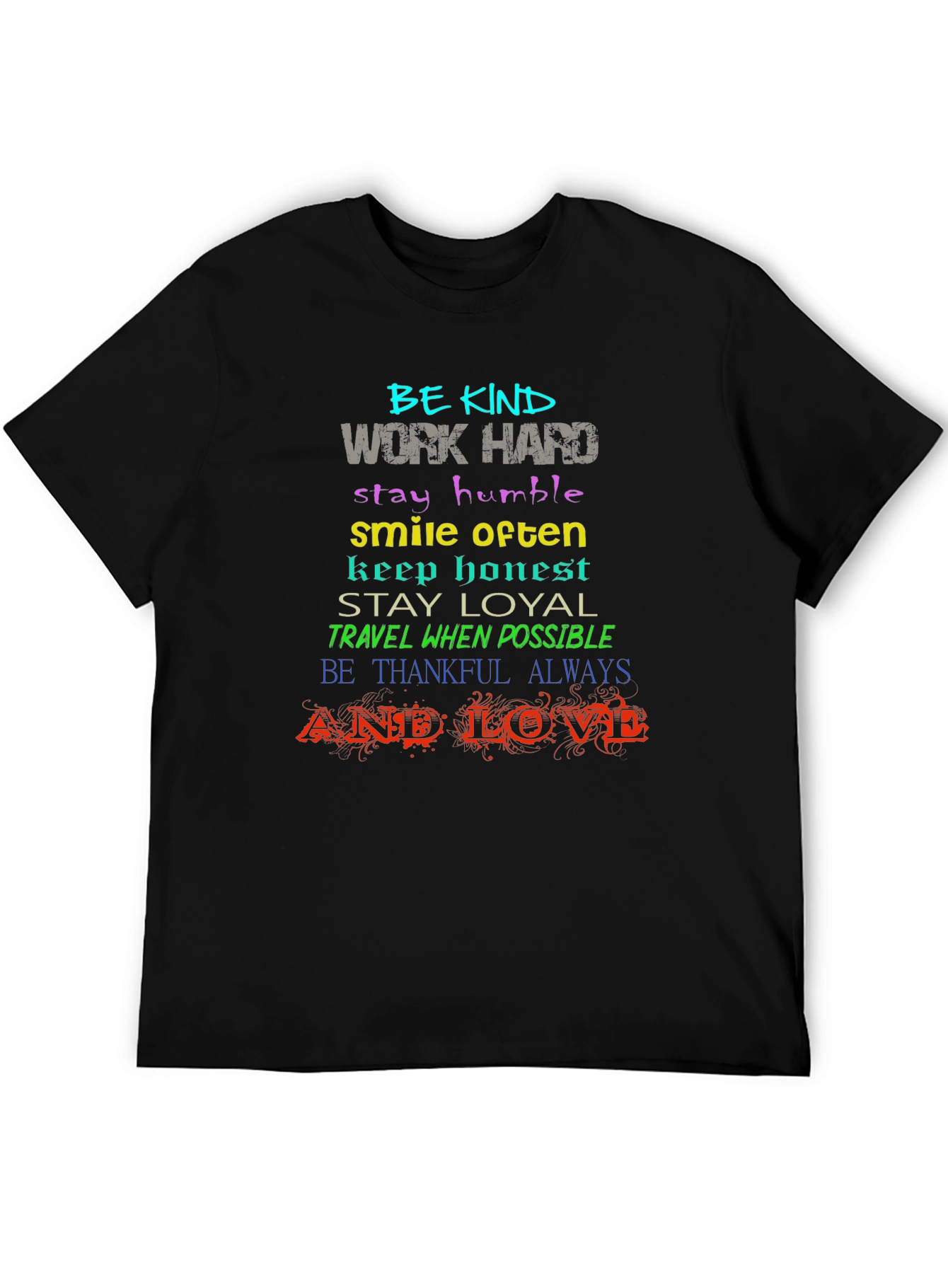 Be Kind T-Shirt Motivational Graphic Print Tee