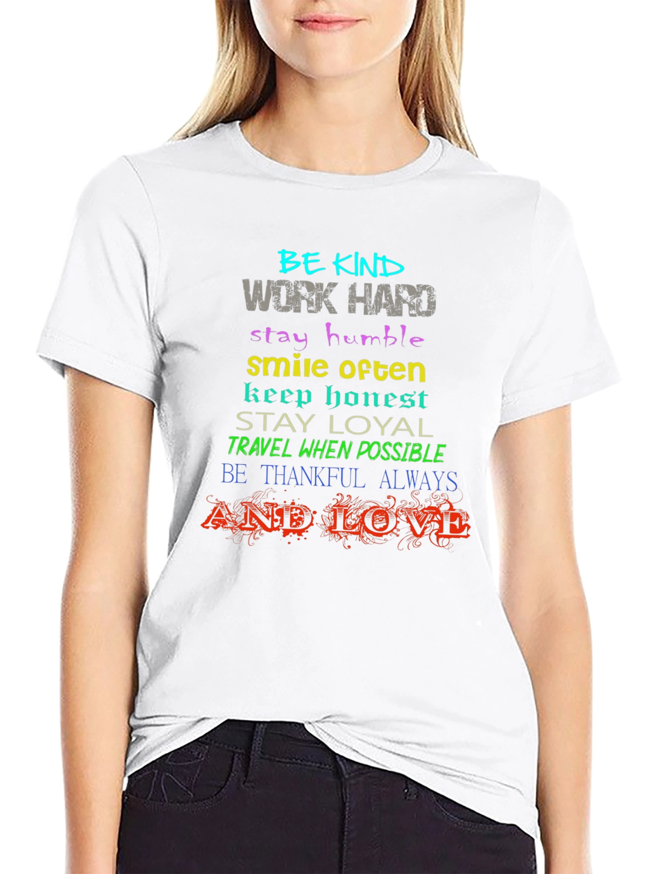 Be Kind T-Shirt Motivational Graphic Print Tee
