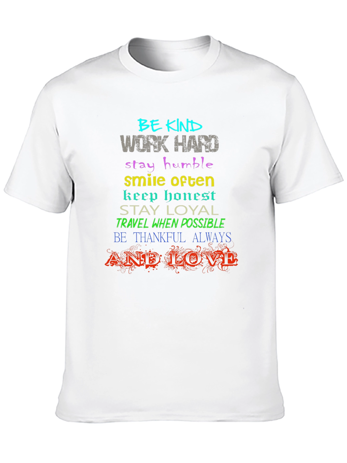 Be Kind T-Shirt Motivational Graphic Print Tee