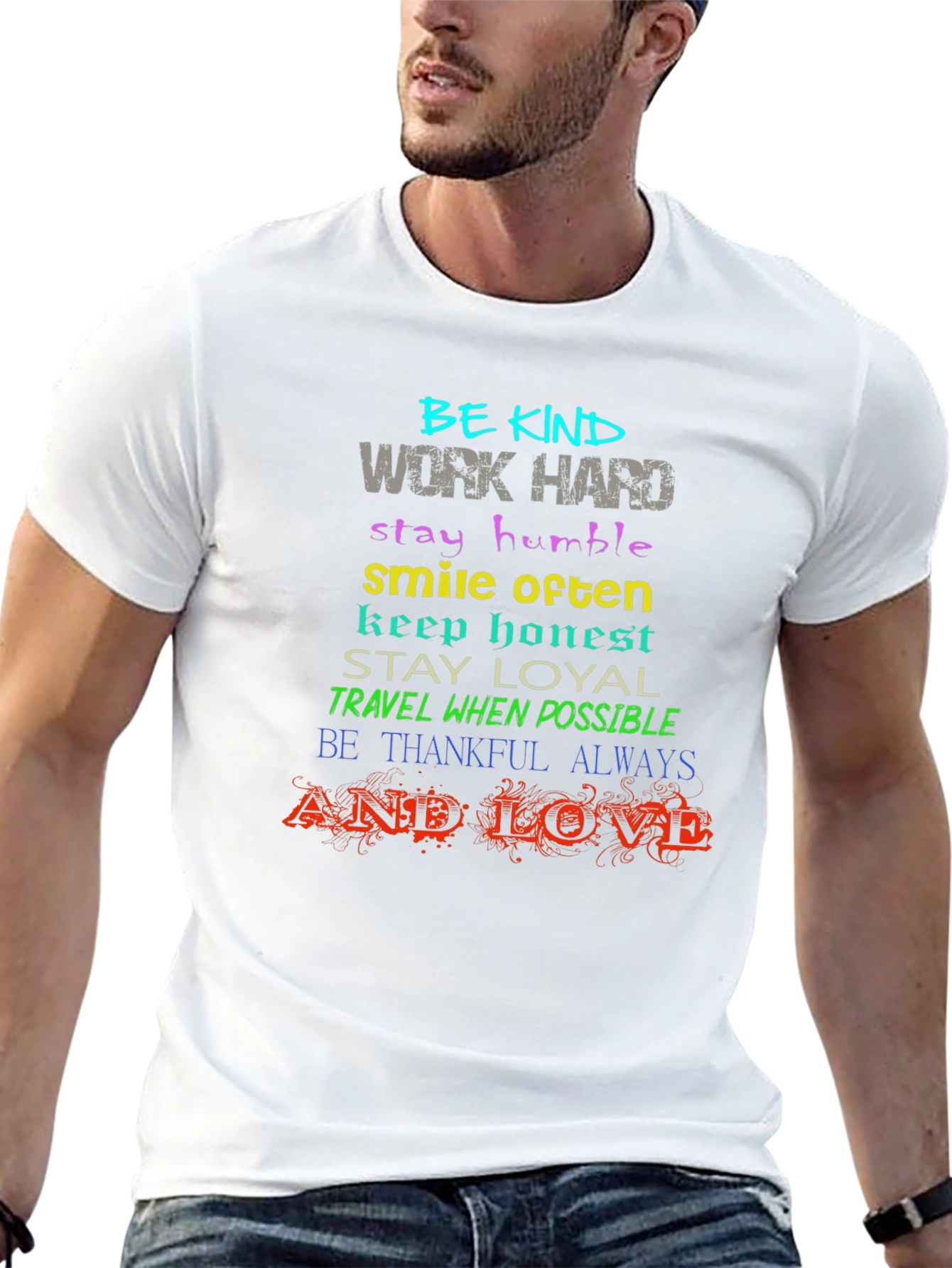 Be Kind T-Shirt Motivational Graphic Print Tee
