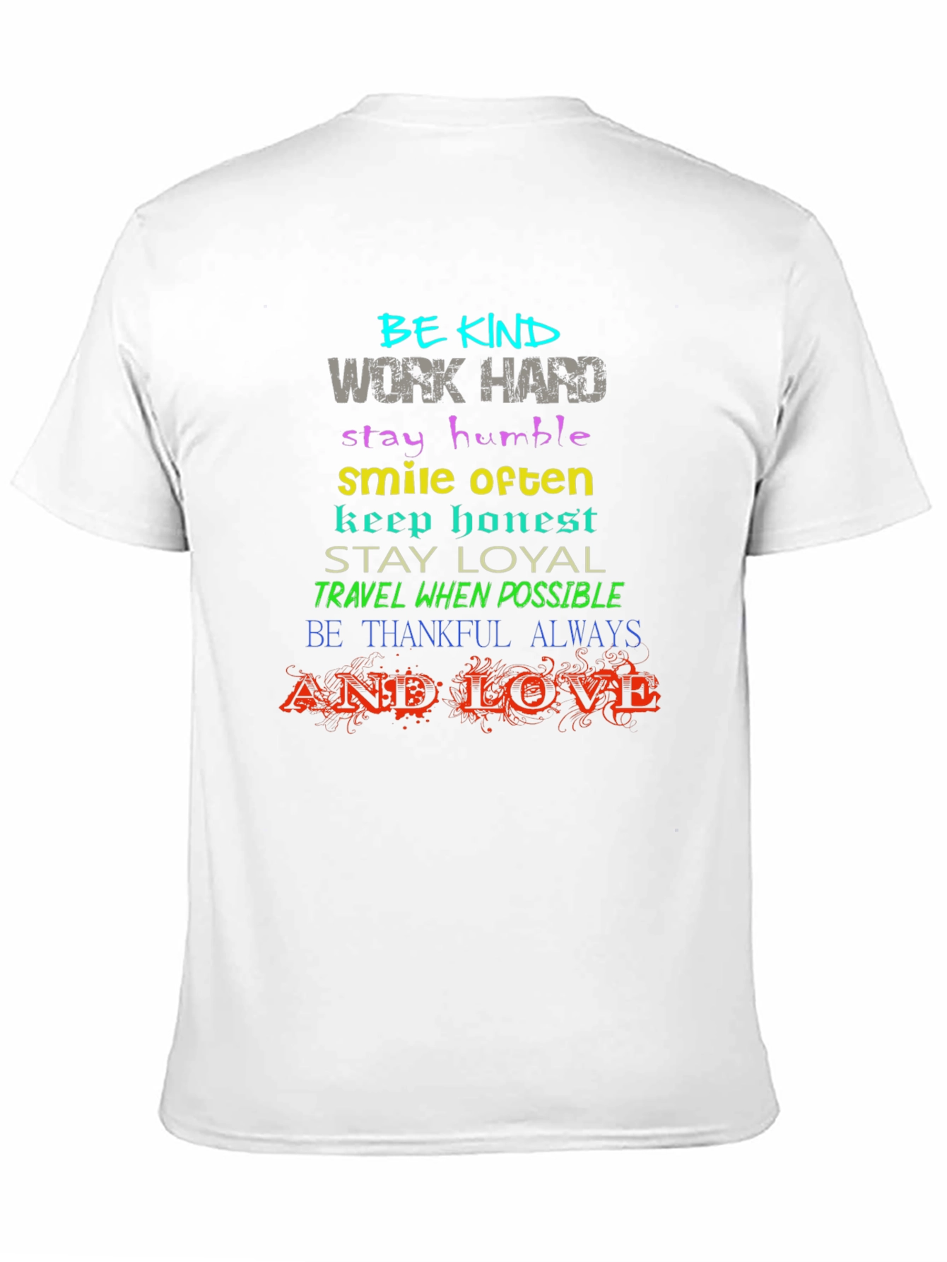 Be Kind T-Shirt Motivational Graphic Print Tee
