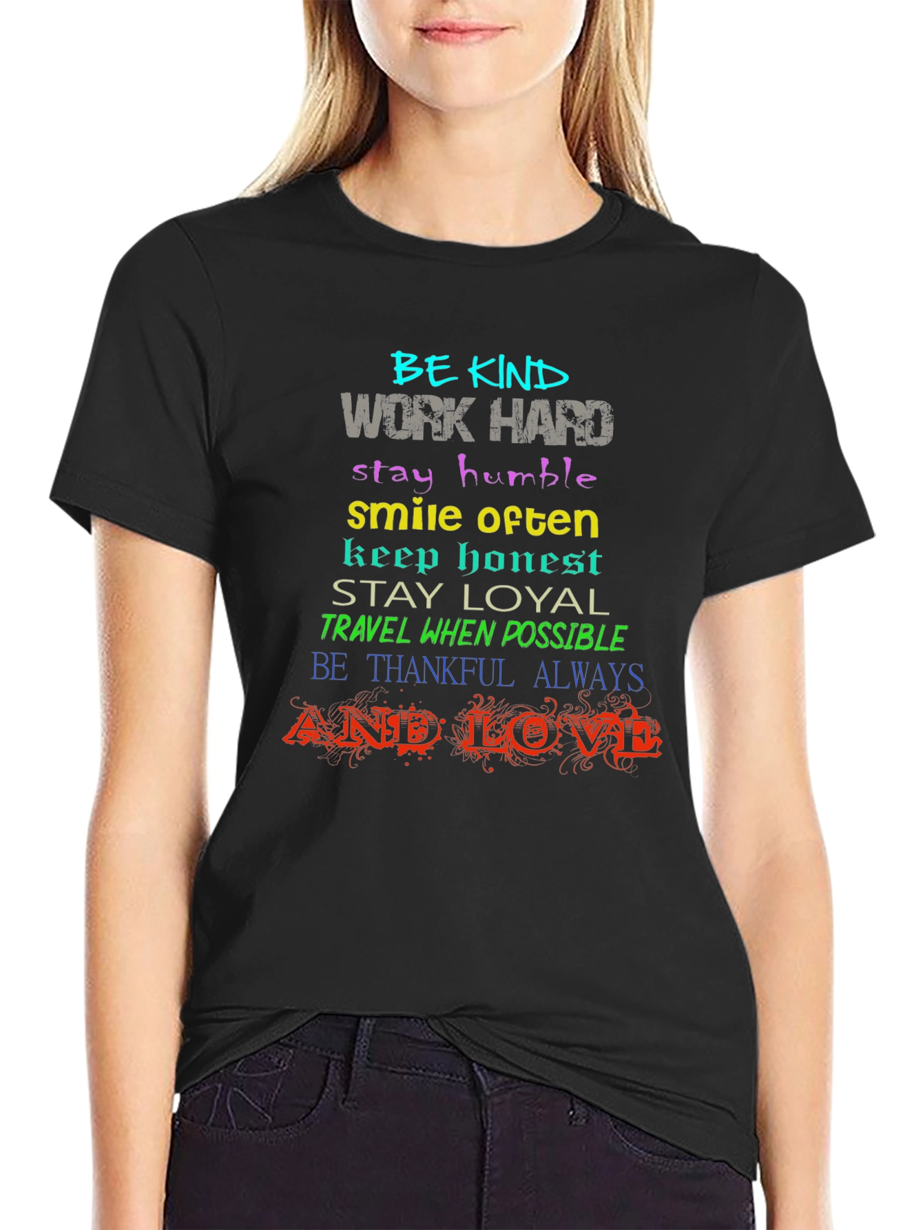 Be Kind T-Shirt Motivational Graphic Print Tee