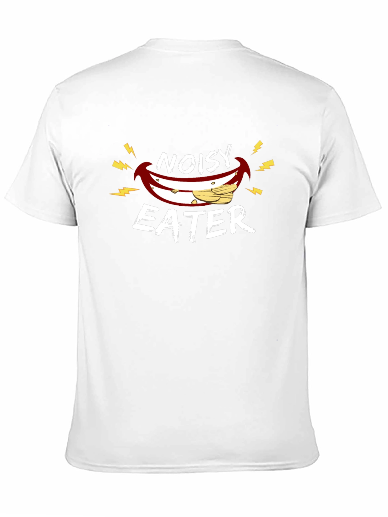 Noisy Eater Graphic Tee - Black Cotton T-Shirt