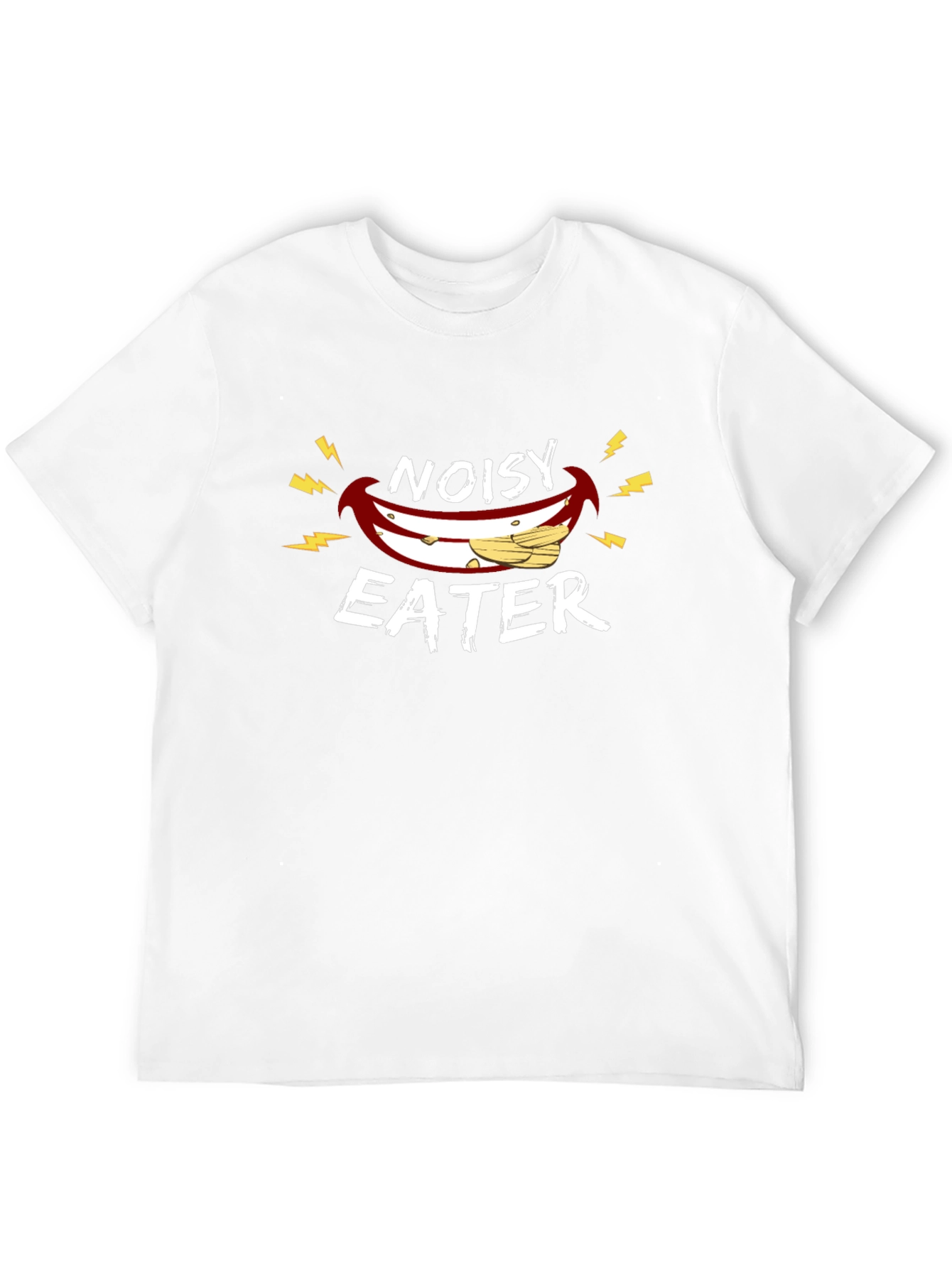 Noisy Eater Graphic Tee - Black Cotton T-Shirt