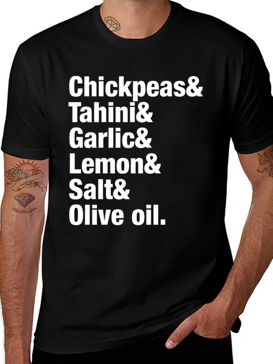 Hummus Recipe Ingredients T-Shirt